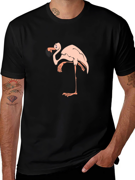 Black Flamingo Graphic T-Shirt