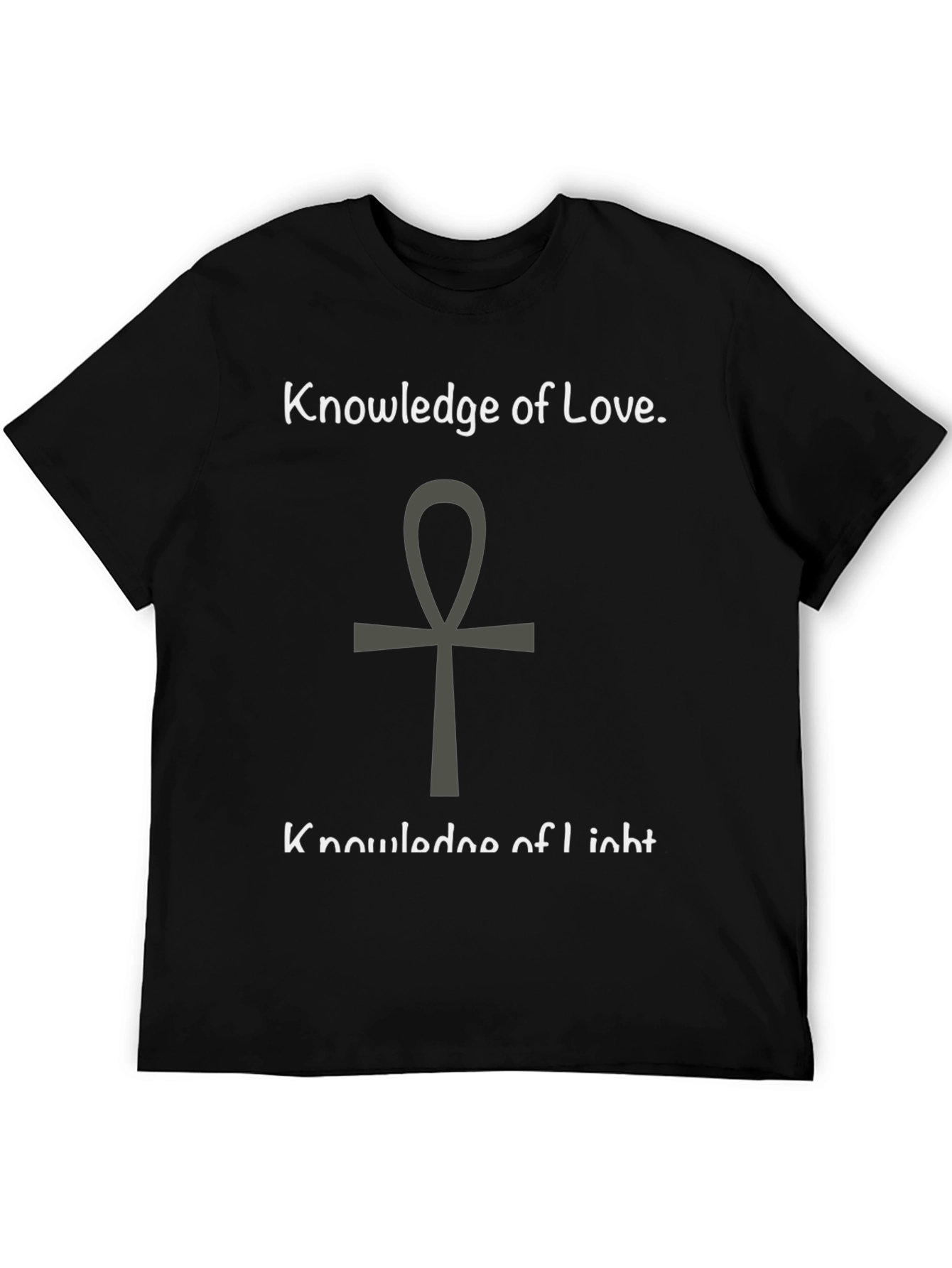 Knowledge of Love and Light Black T-Shirt