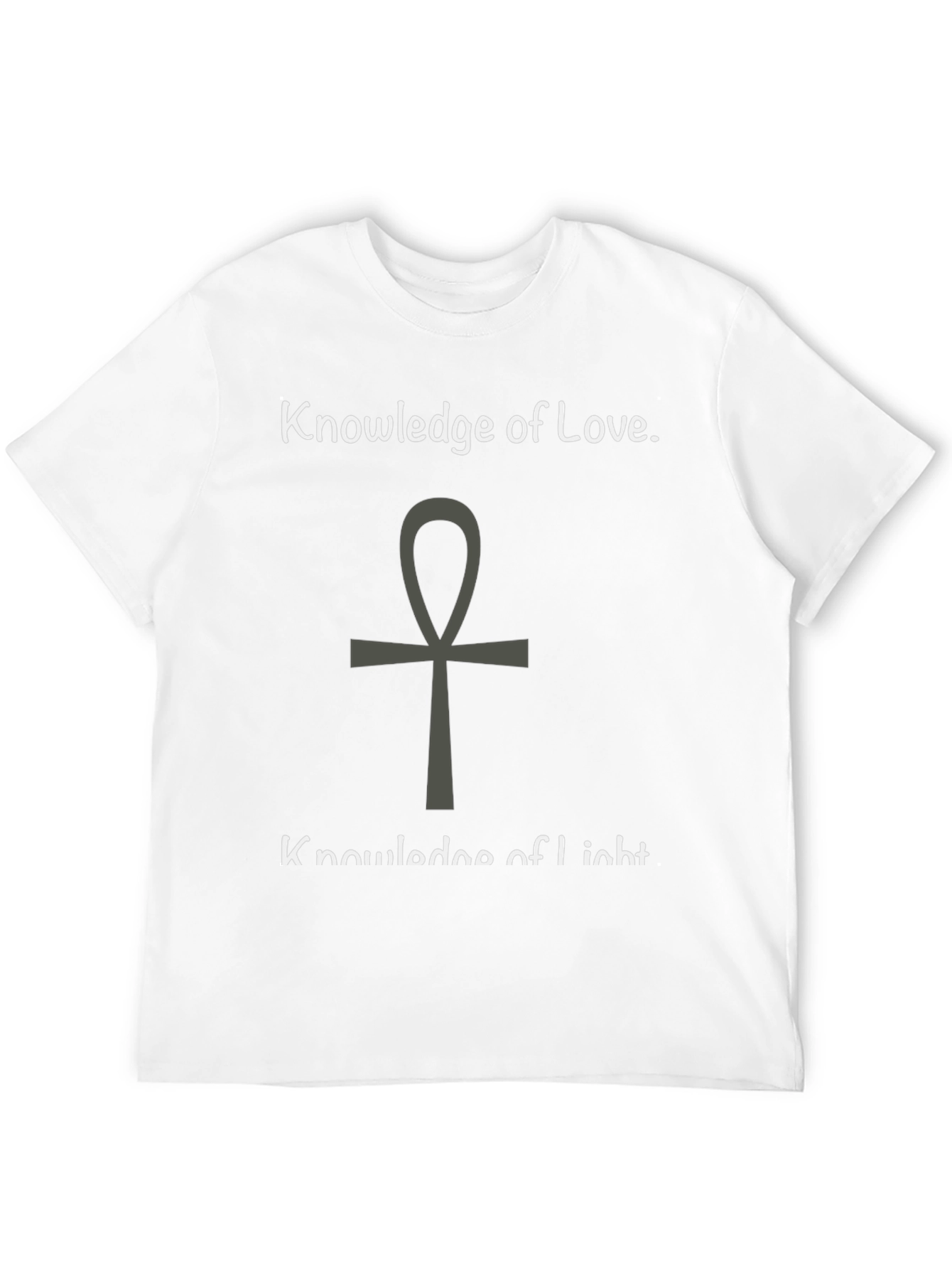 Knowledge of Love and Light Black T-Shirt