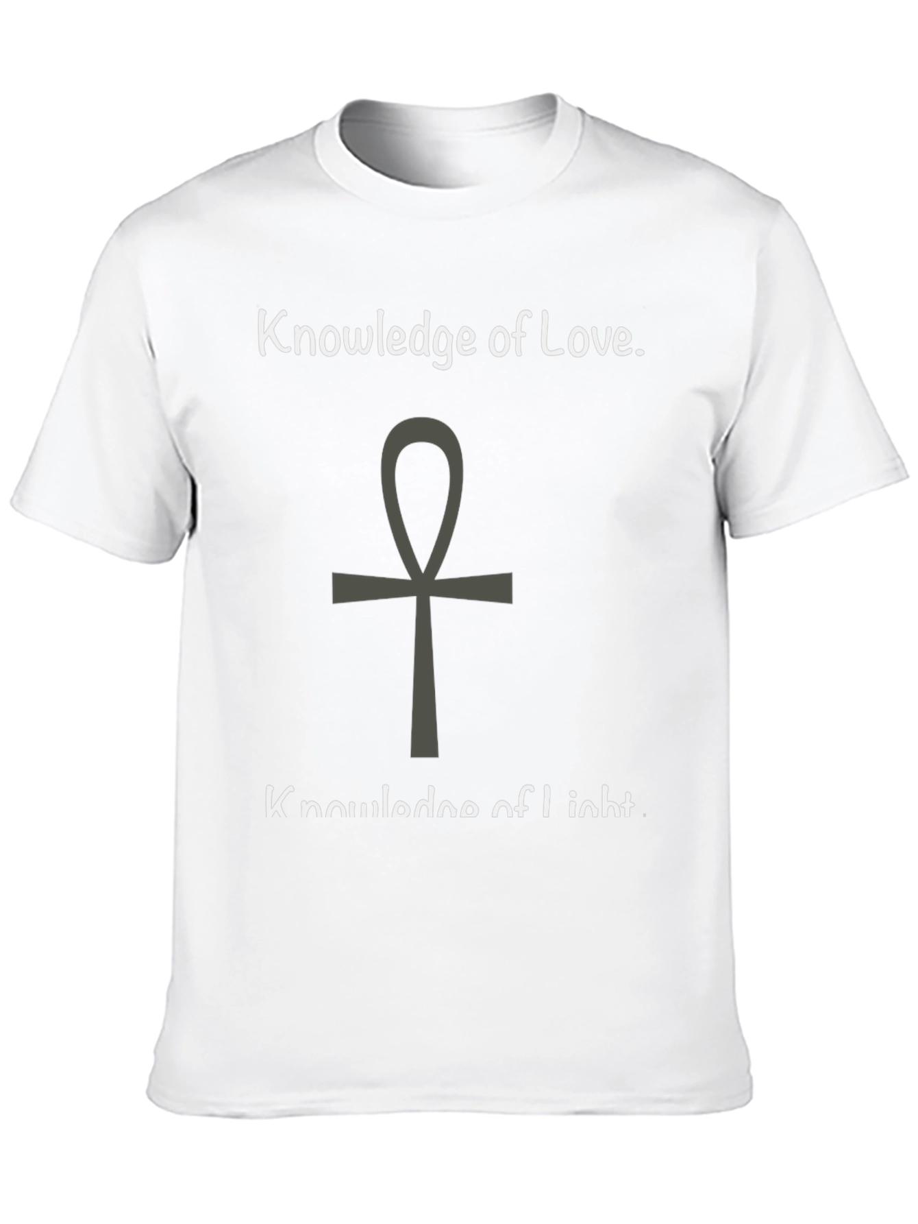 Knowledge of Love and Light Black T-Shirt