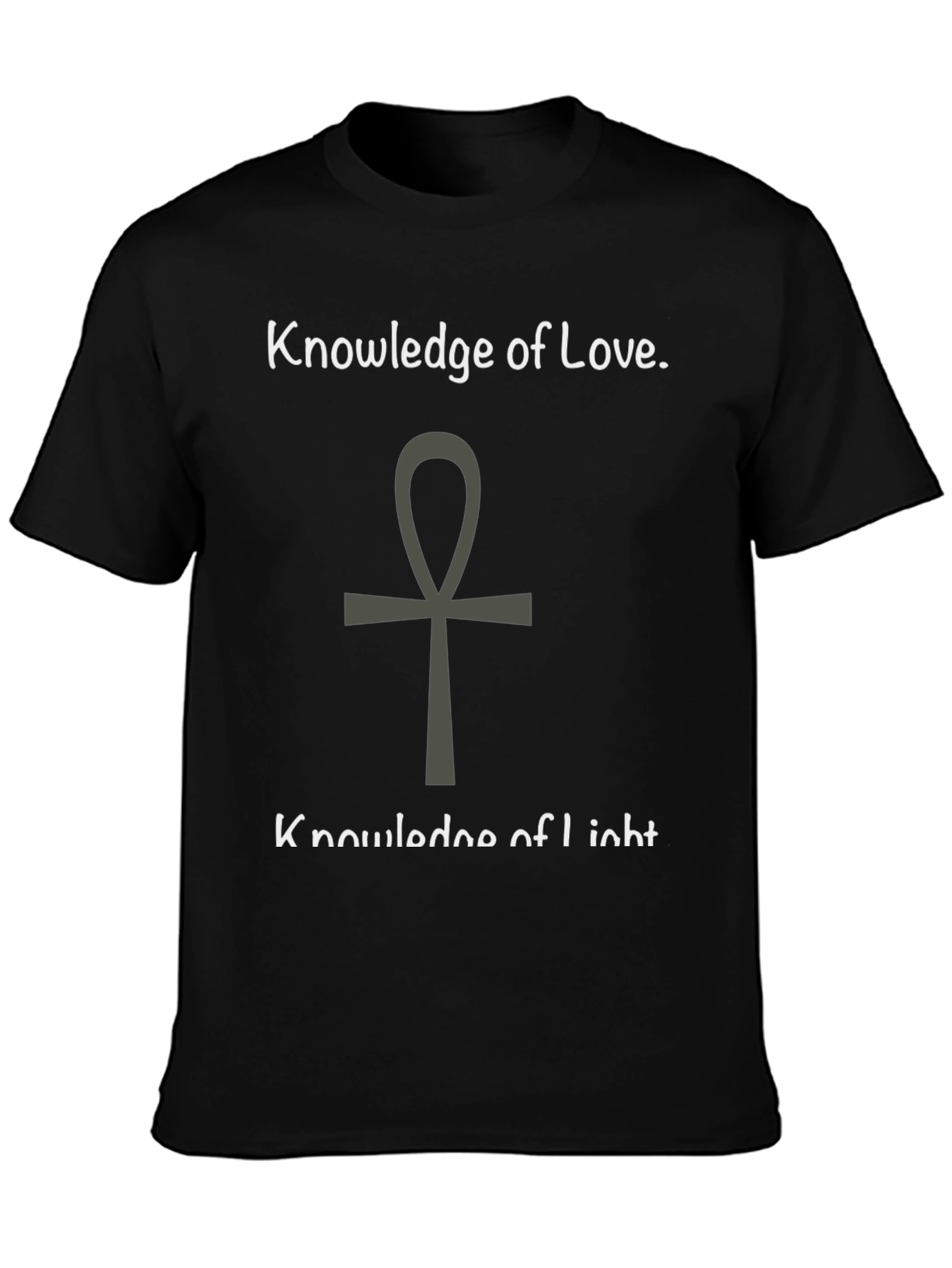 Knowledge of Love and Light Black T-Shirt