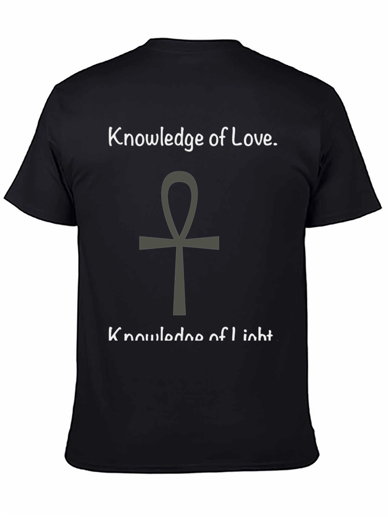 Knowledge of Love and Light Black T-Shirt