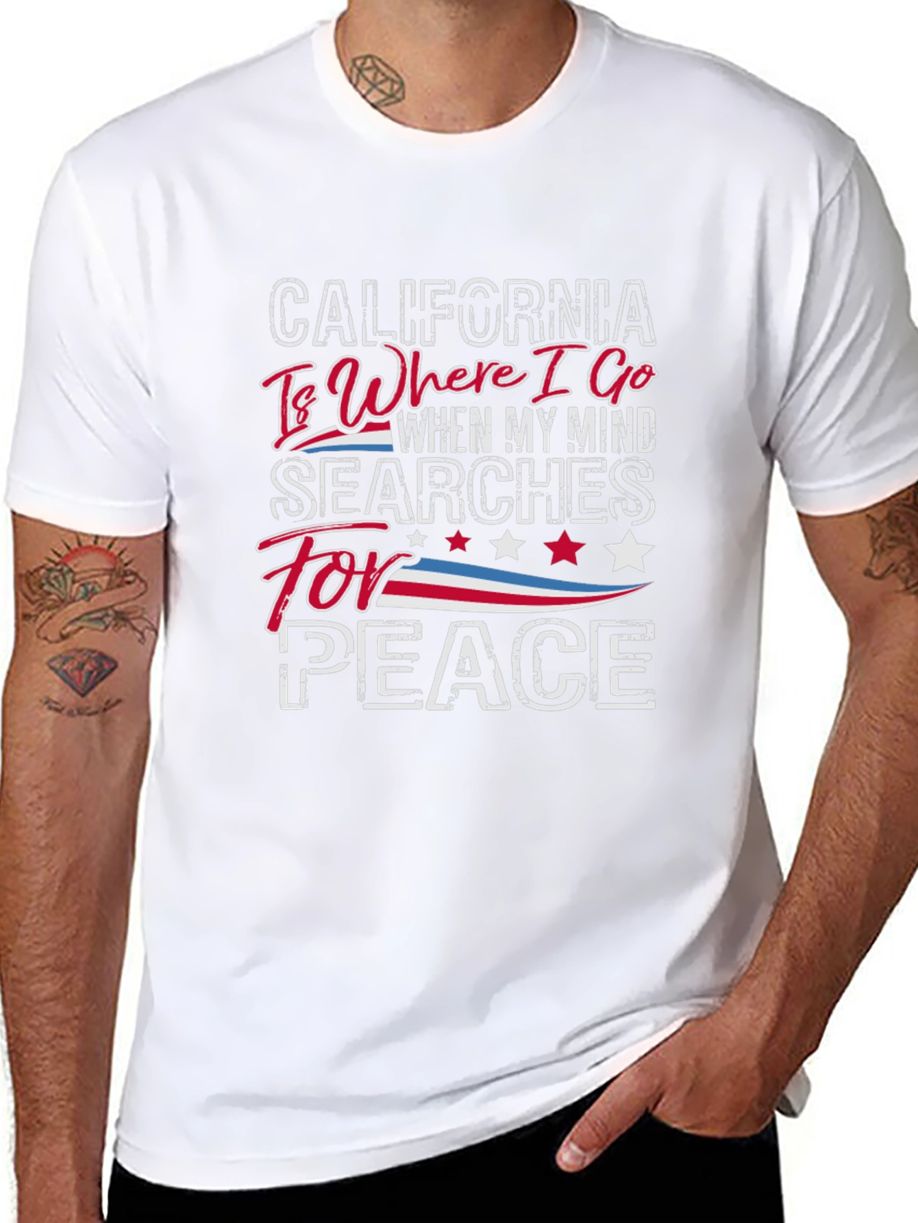 California Peace Graphic Tee