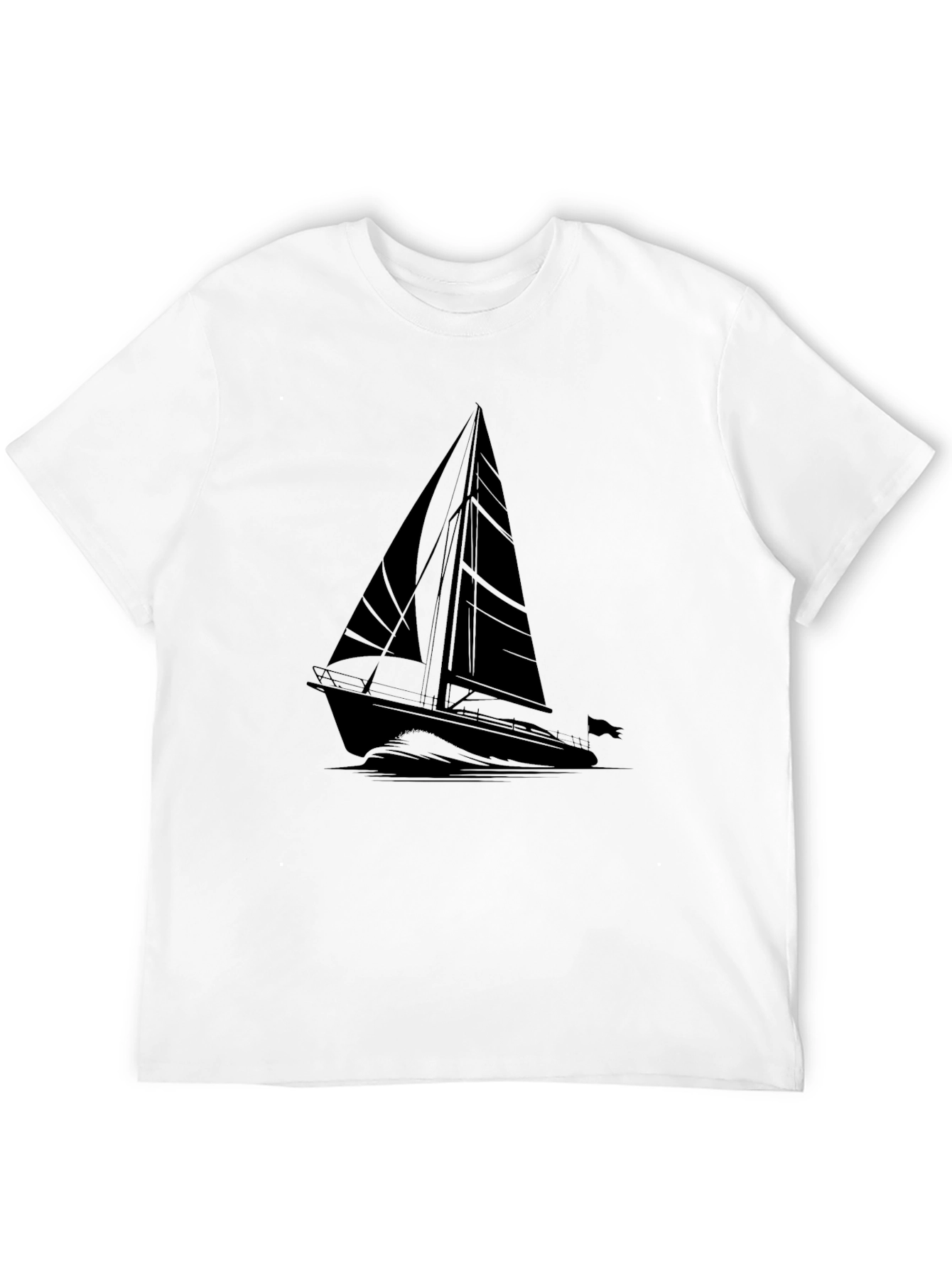 Black Sailboat T-Shirt