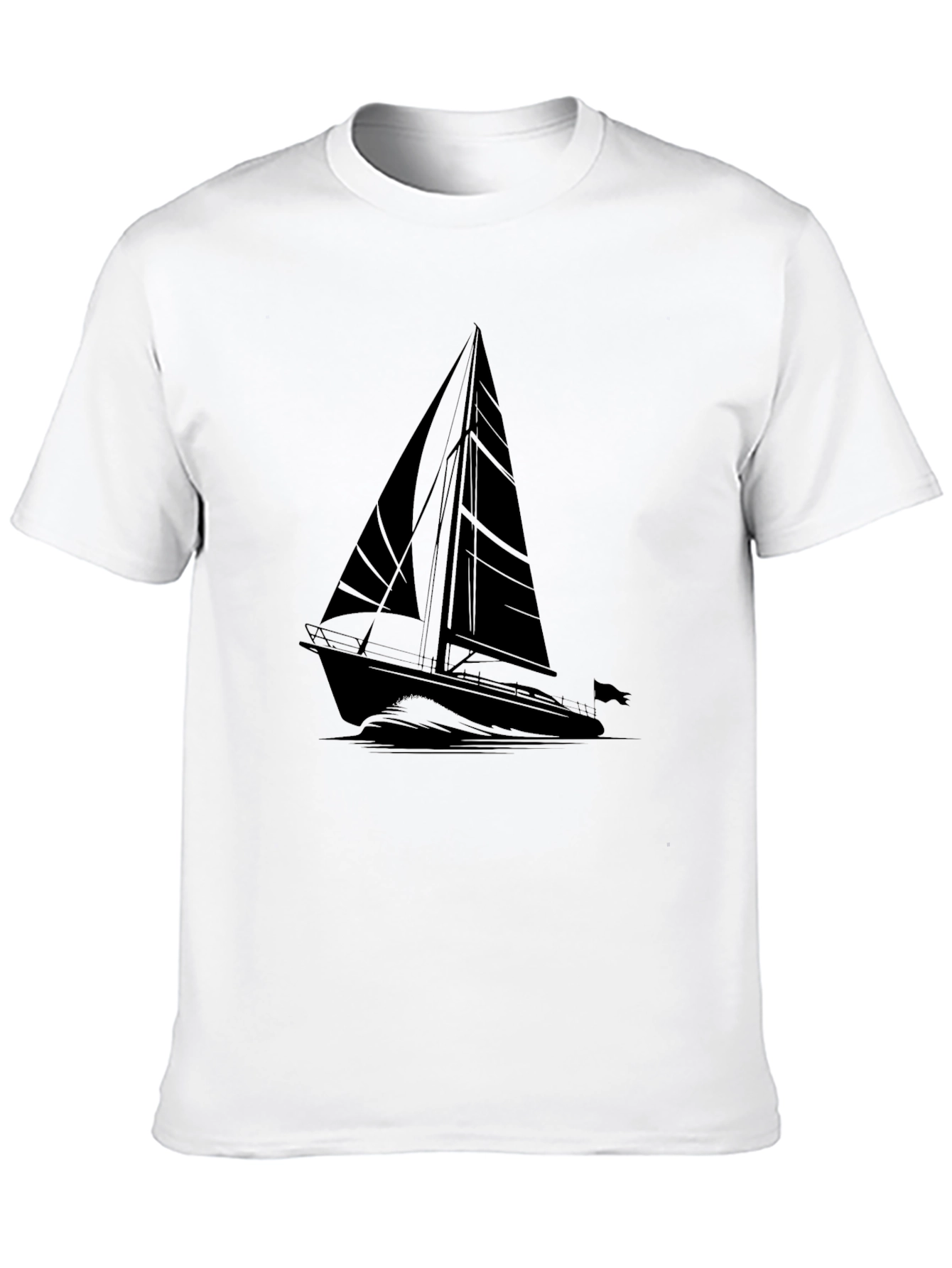 Black Sailboat T-Shirt