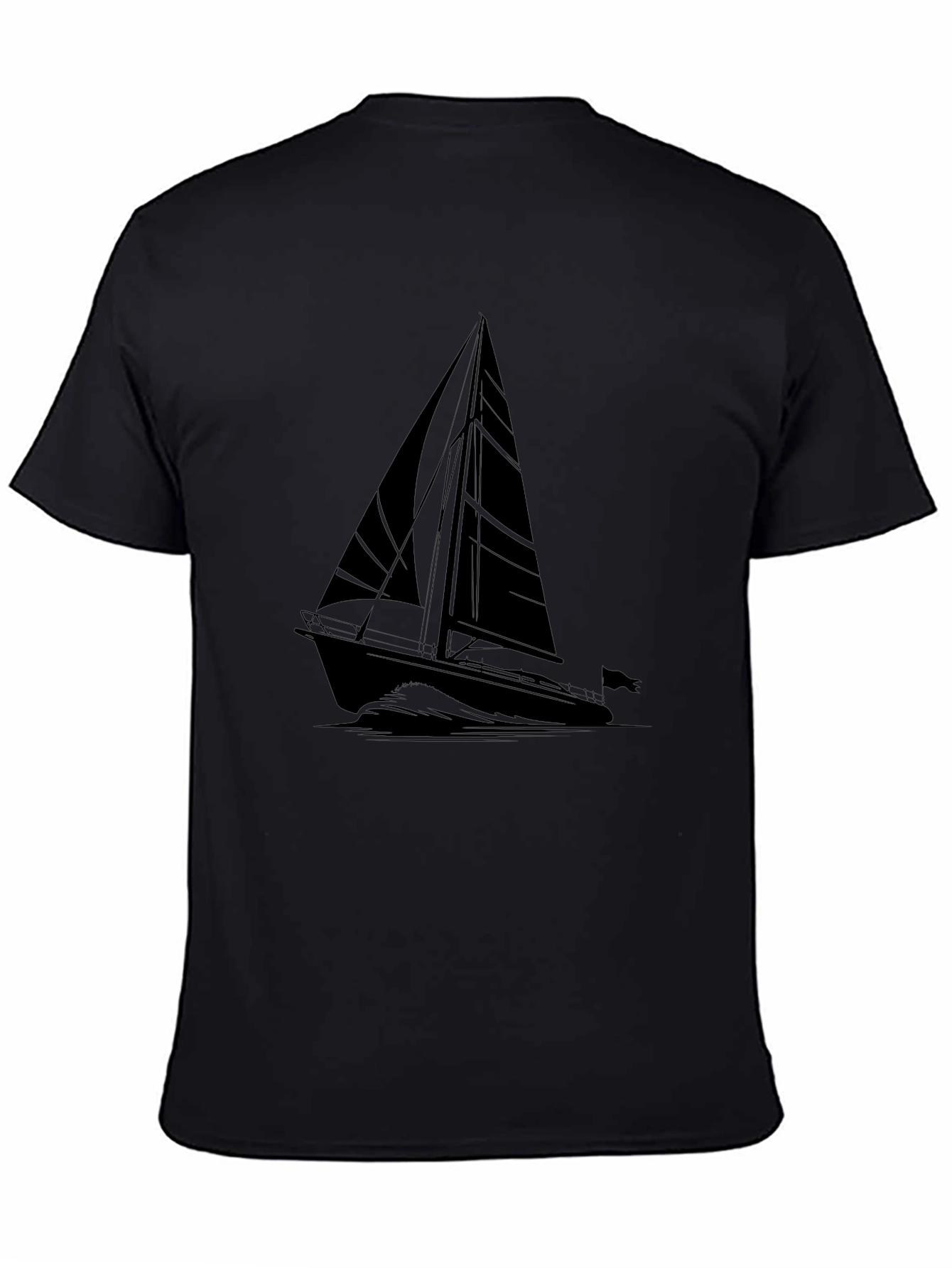 Black Sailboat T-Shirt