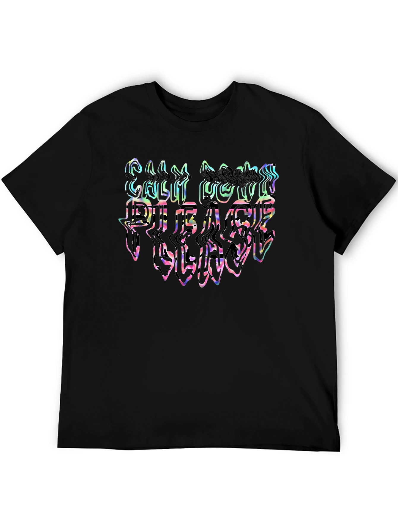 Cool Graphic Tee - Calm Down Please