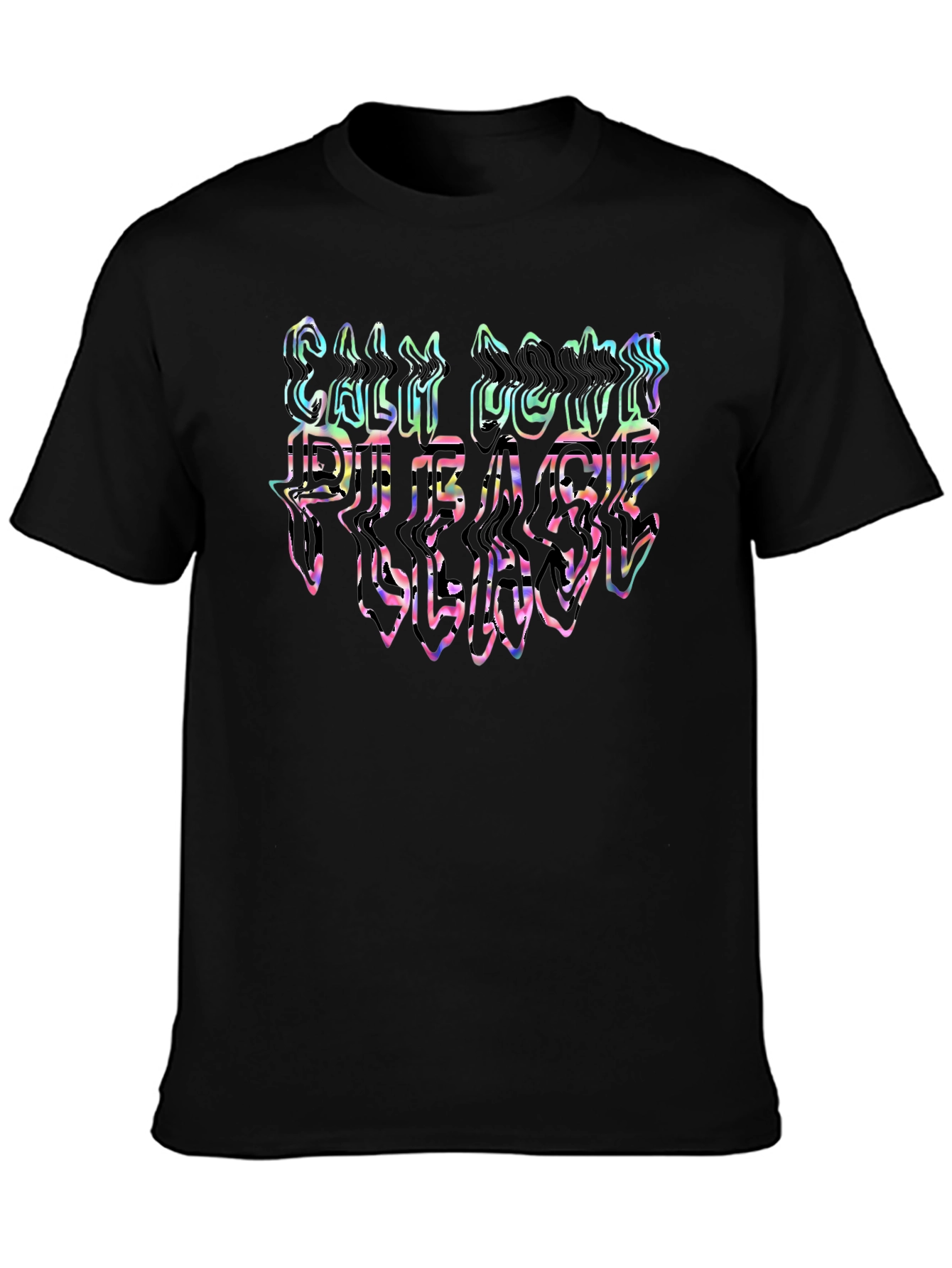 Cool Graphic Tee - Calm Down Please