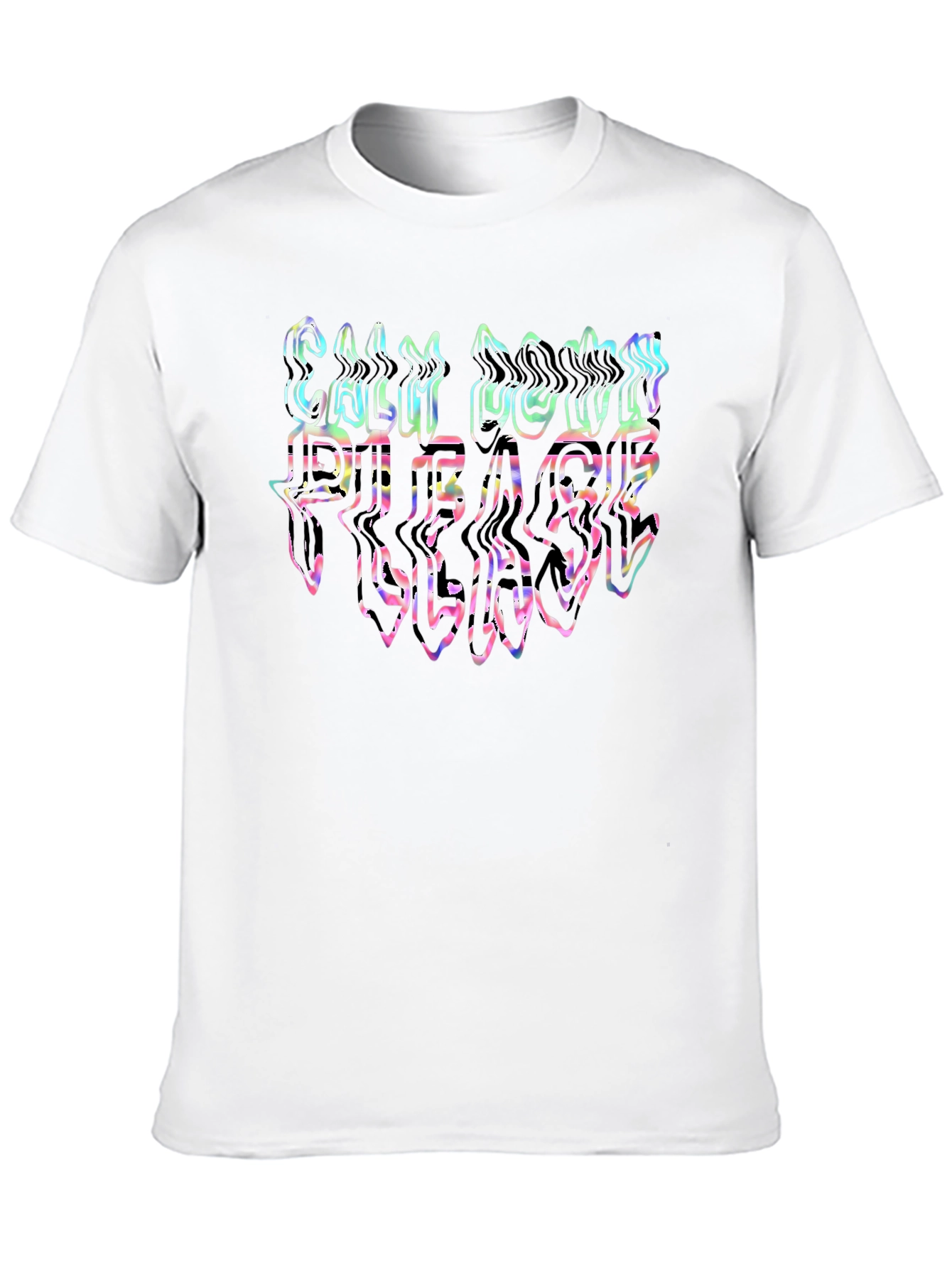 Cool Graphic Tee - Calm Down Please