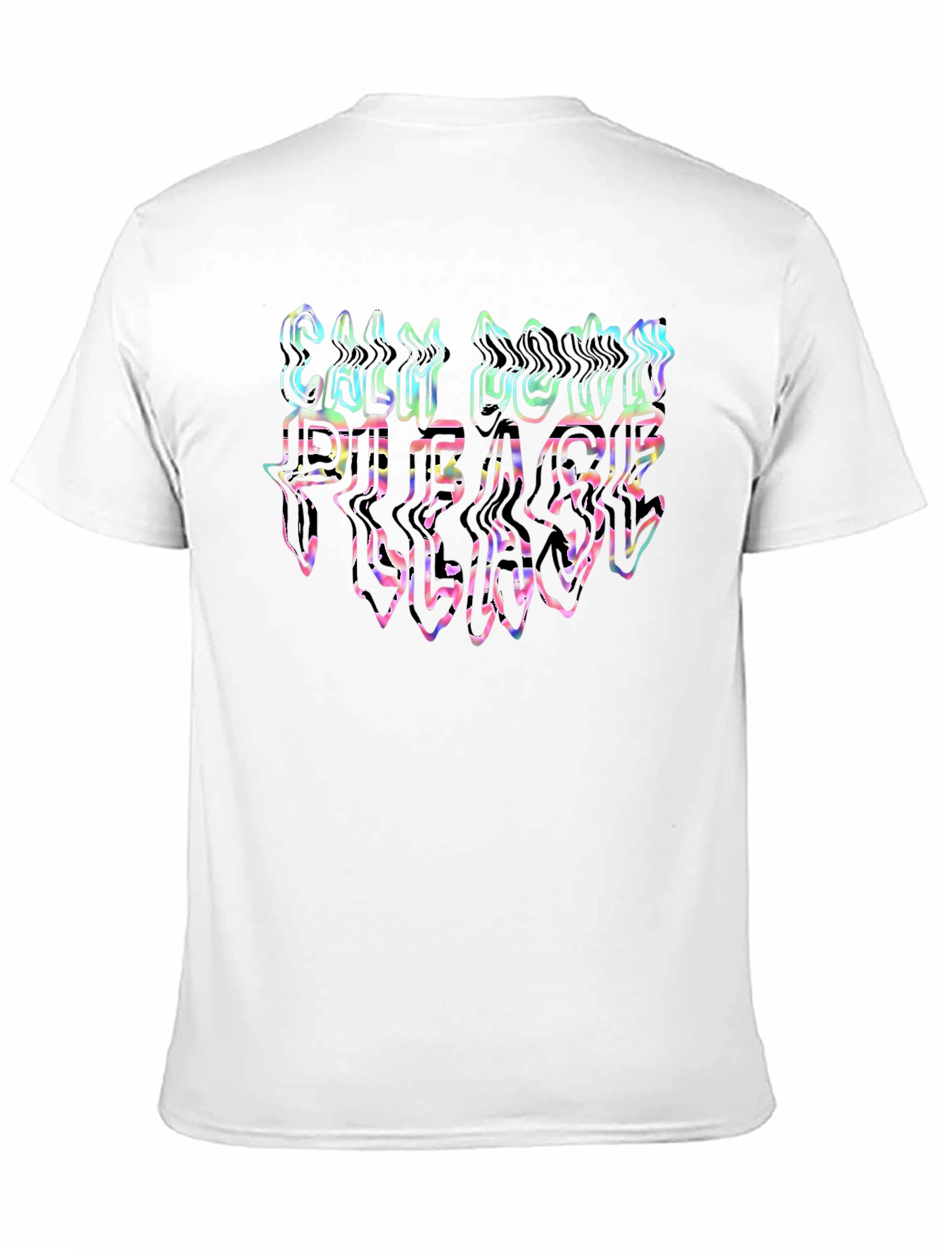 Cool Graphic Tee - Calm Down Please