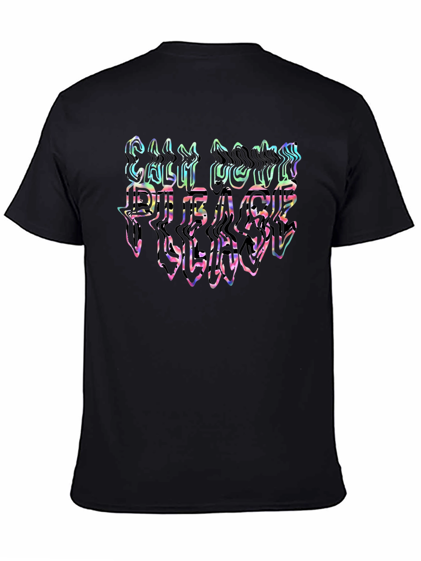 Cool Graphic Tee - Calm Down Please