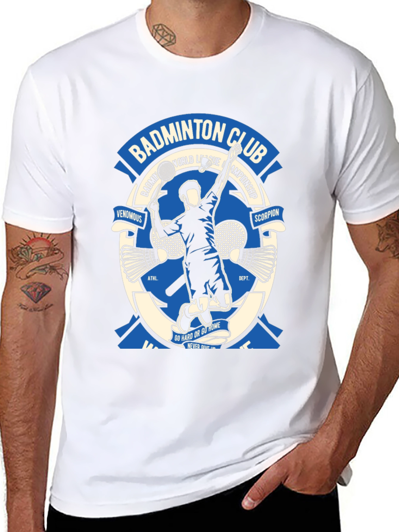 Badminton Club Graphic T-Shirt