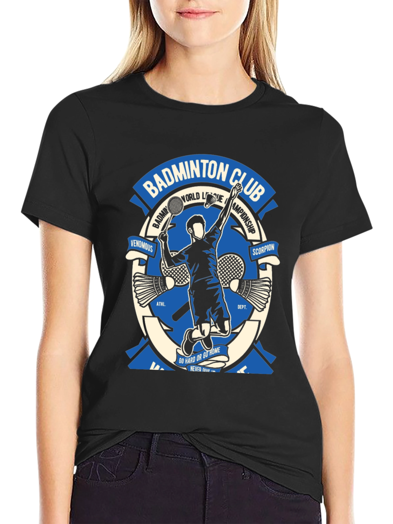Badminton Club Graphic T-Shirt