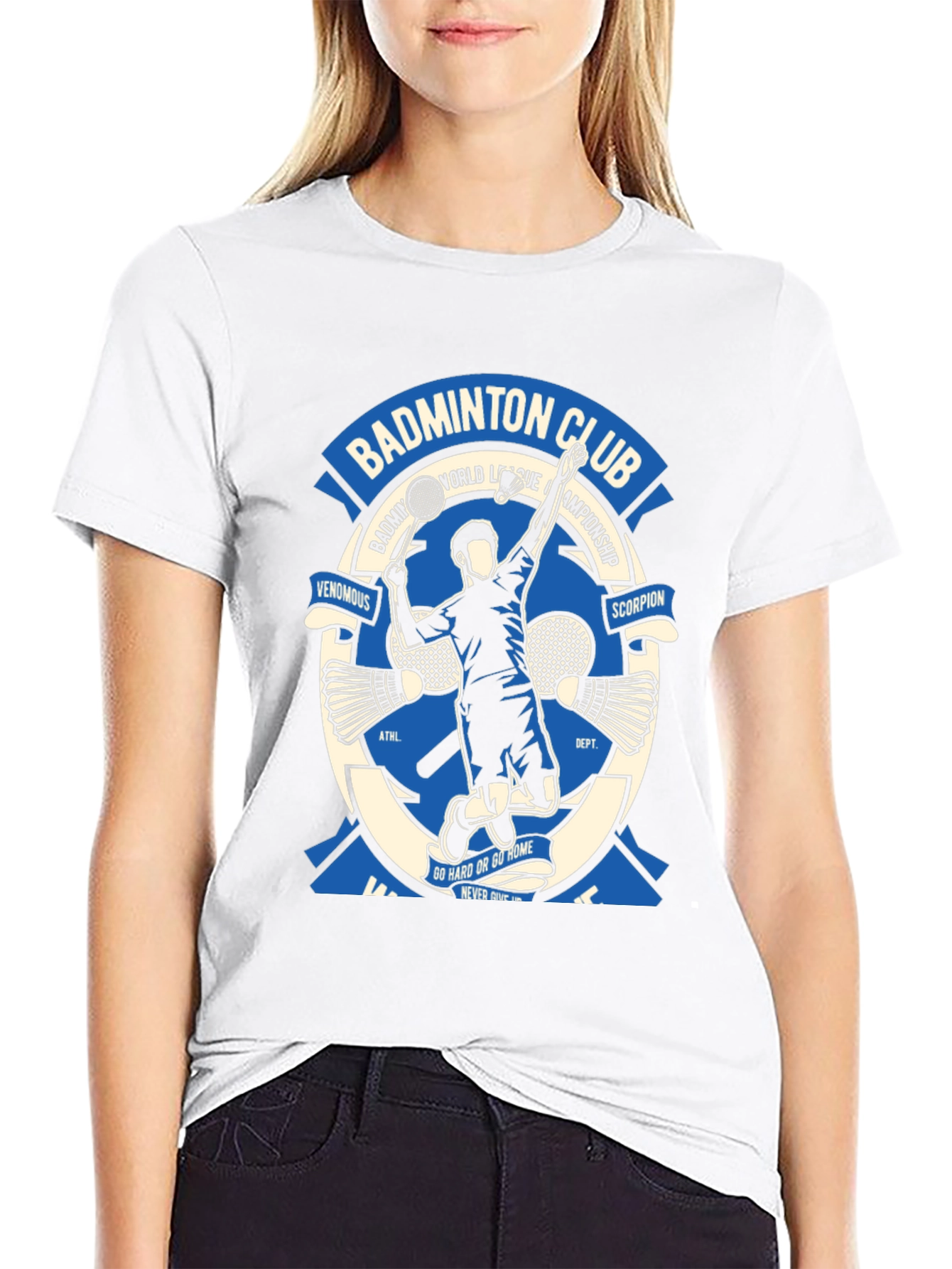 Badminton Club Graphic T-Shirt