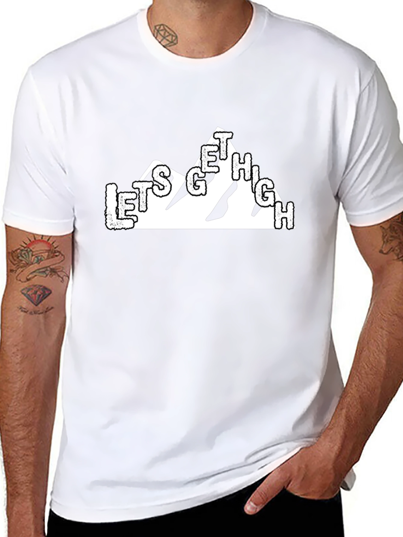 Lets Get High Mountain T-Shirt