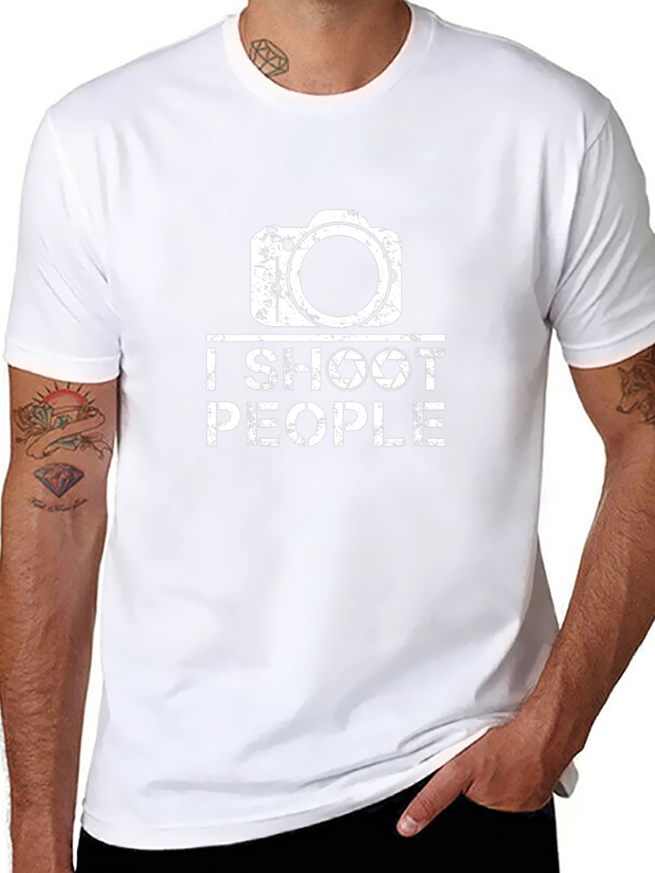 I Shoot People Funny Photographer T-Shirt
