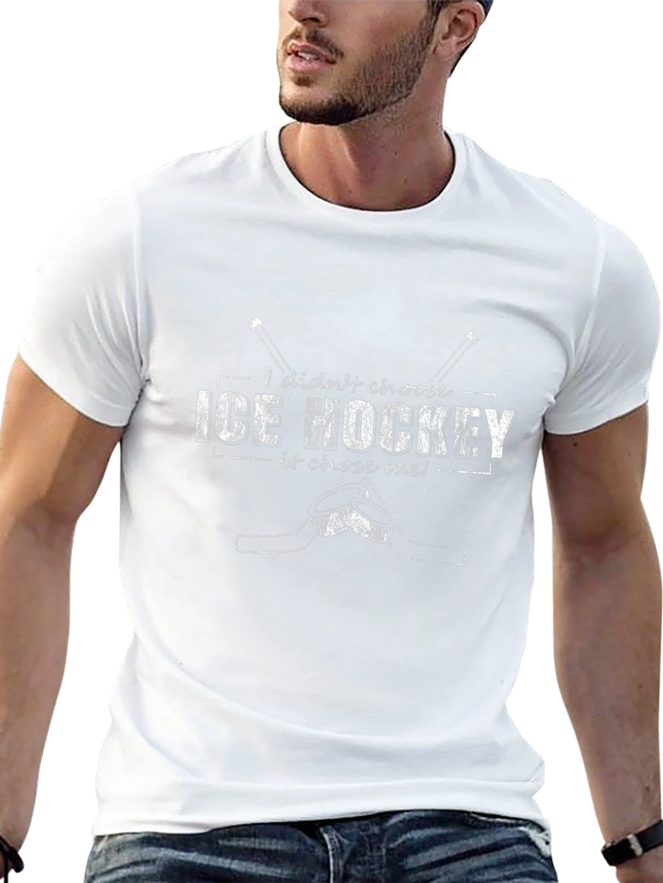 Ice Hockey Chose Me T-Shirt