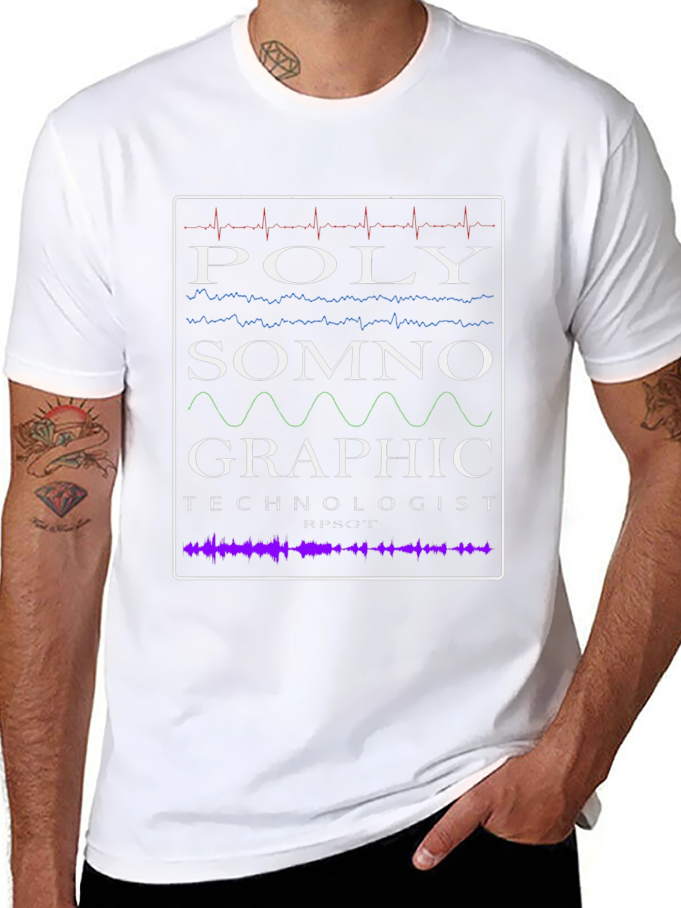 Polysomnographic Technologist Graphic T-Shirt