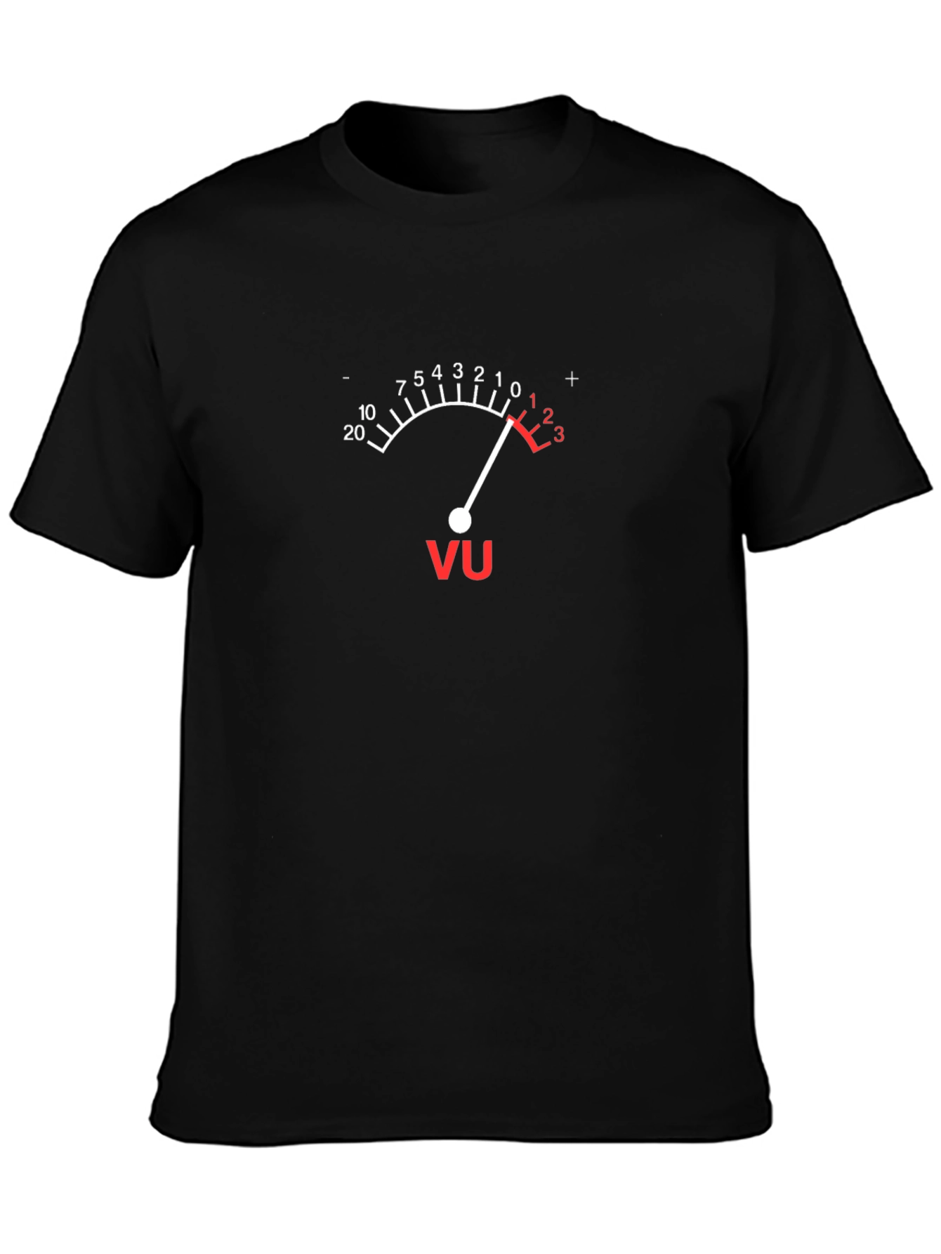 VU Meter Graphic Tee - Black