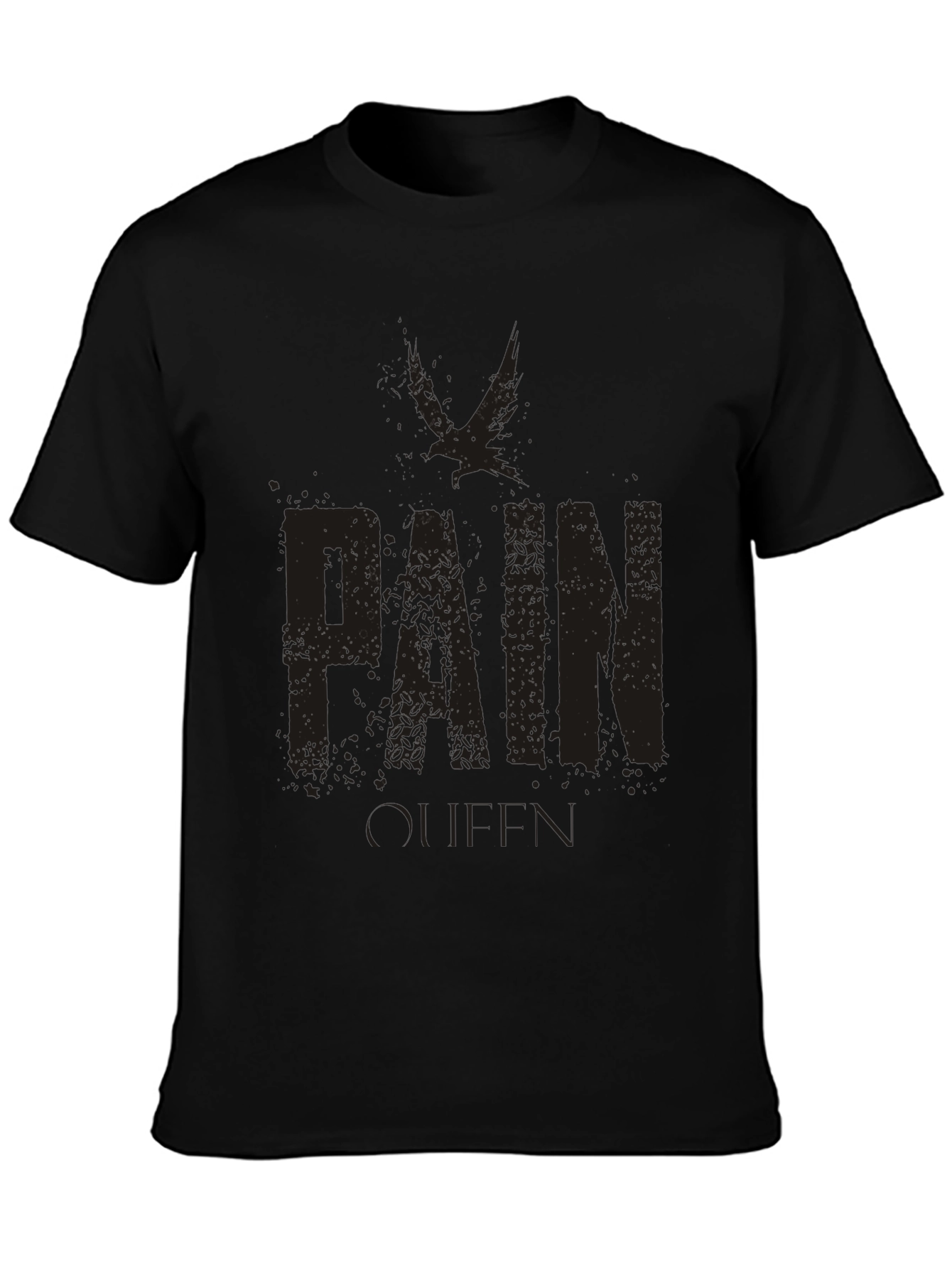 Pain Queen Graphic Tee - Black