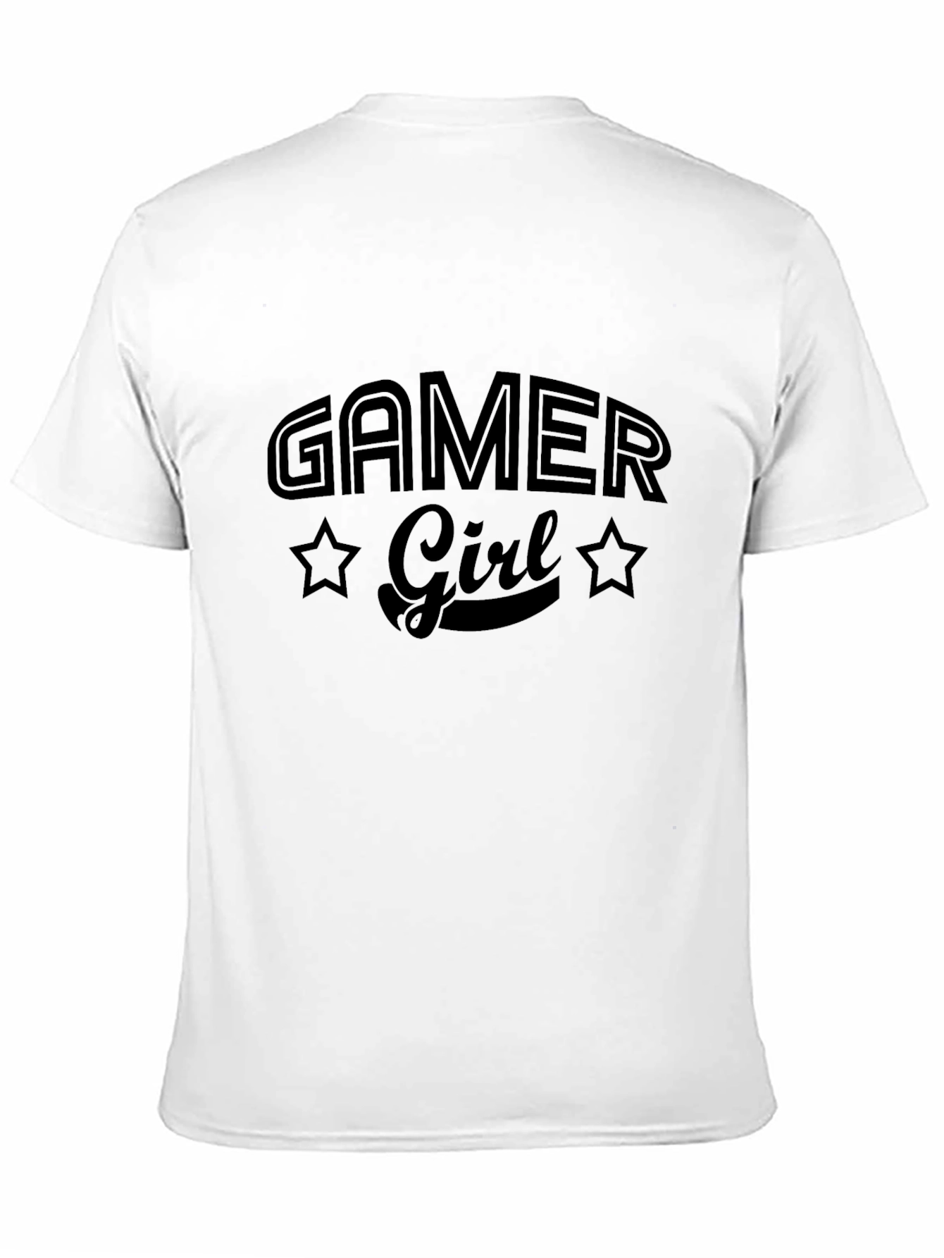 Gamer Girl Graphic Tee - Black