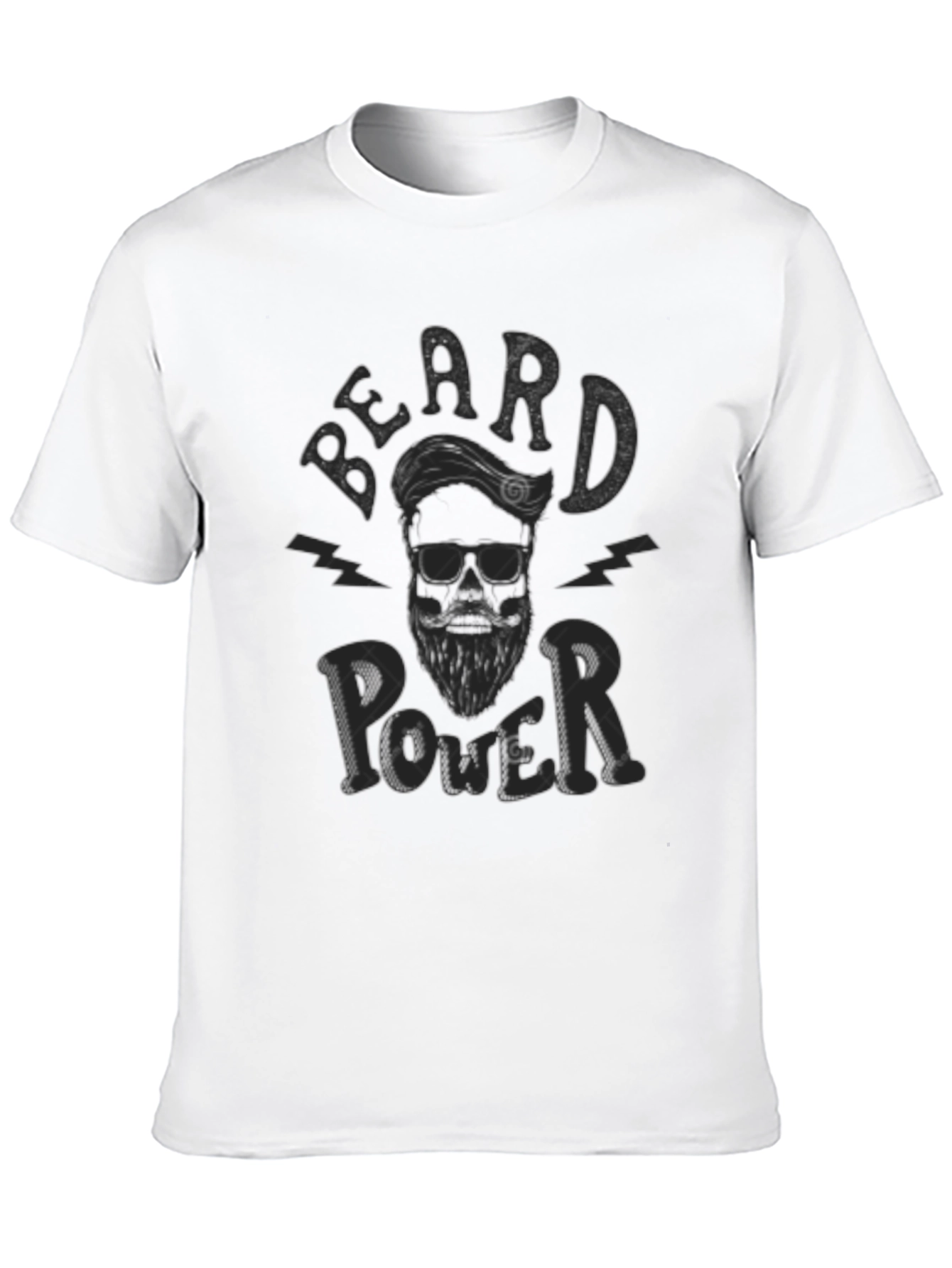 Beard Power Graphic T-Shirt - Trendy Style