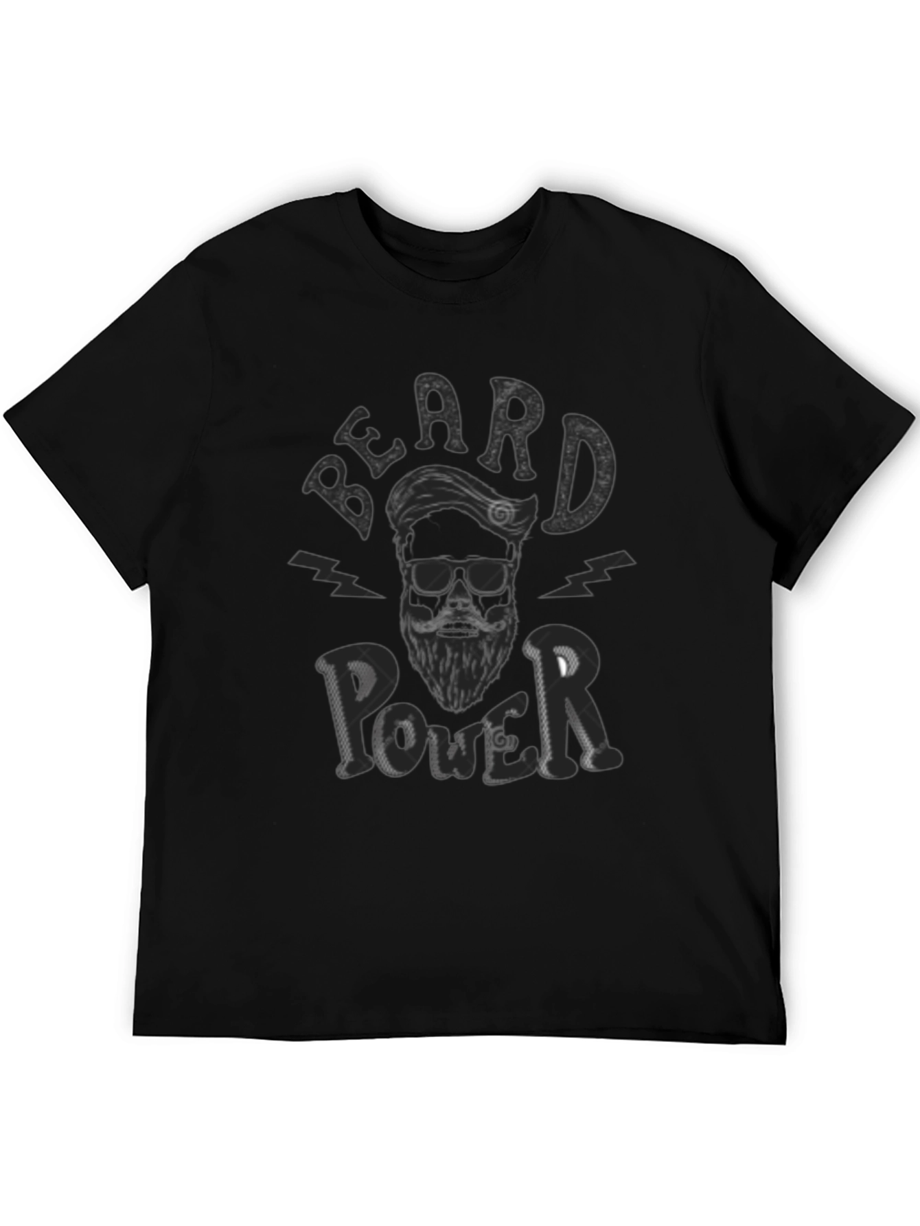Beard Power Graphic T-Shirt - Trendy Style