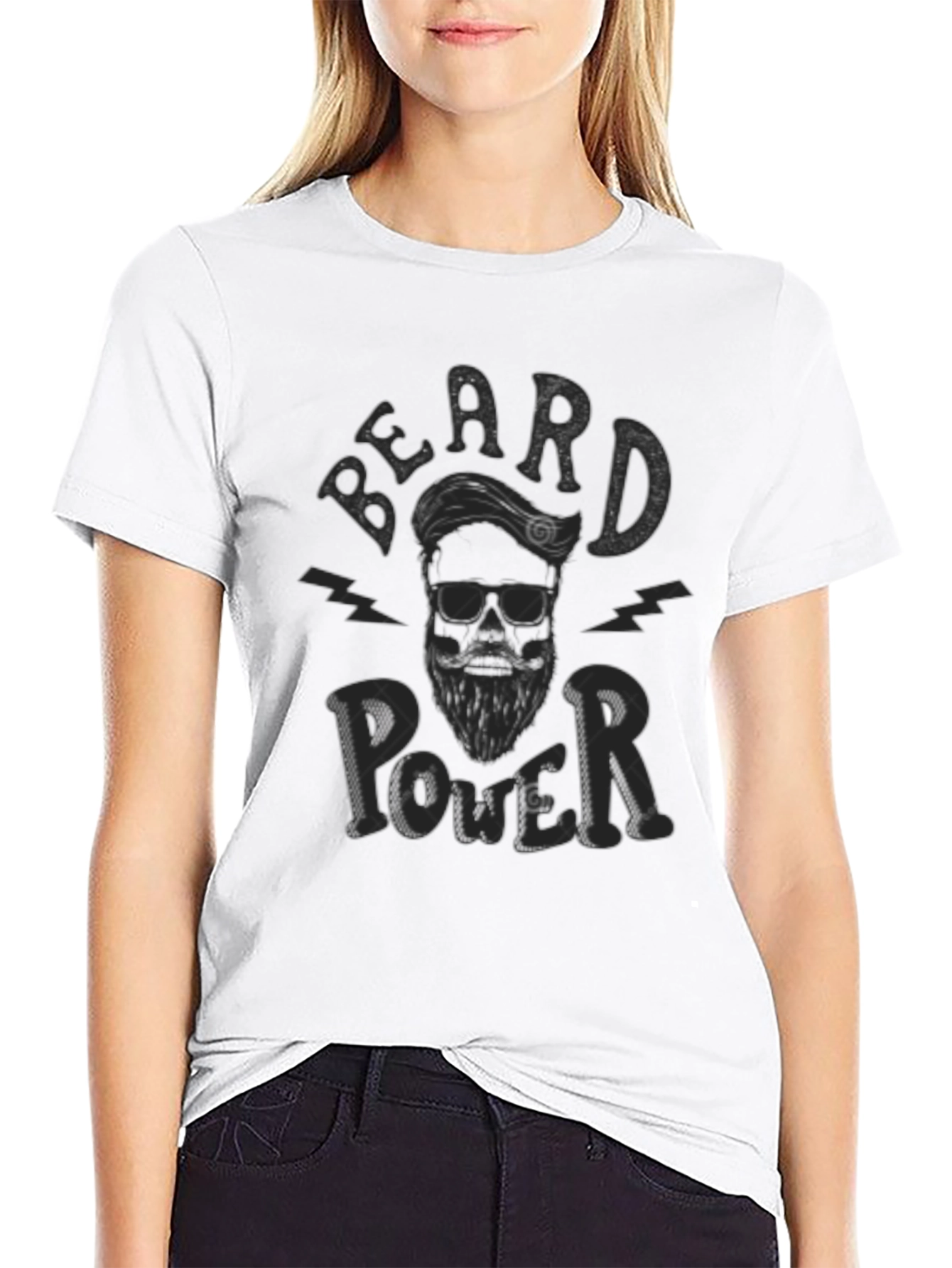 Beard Power Graphic T-Shirt - Trendy Style