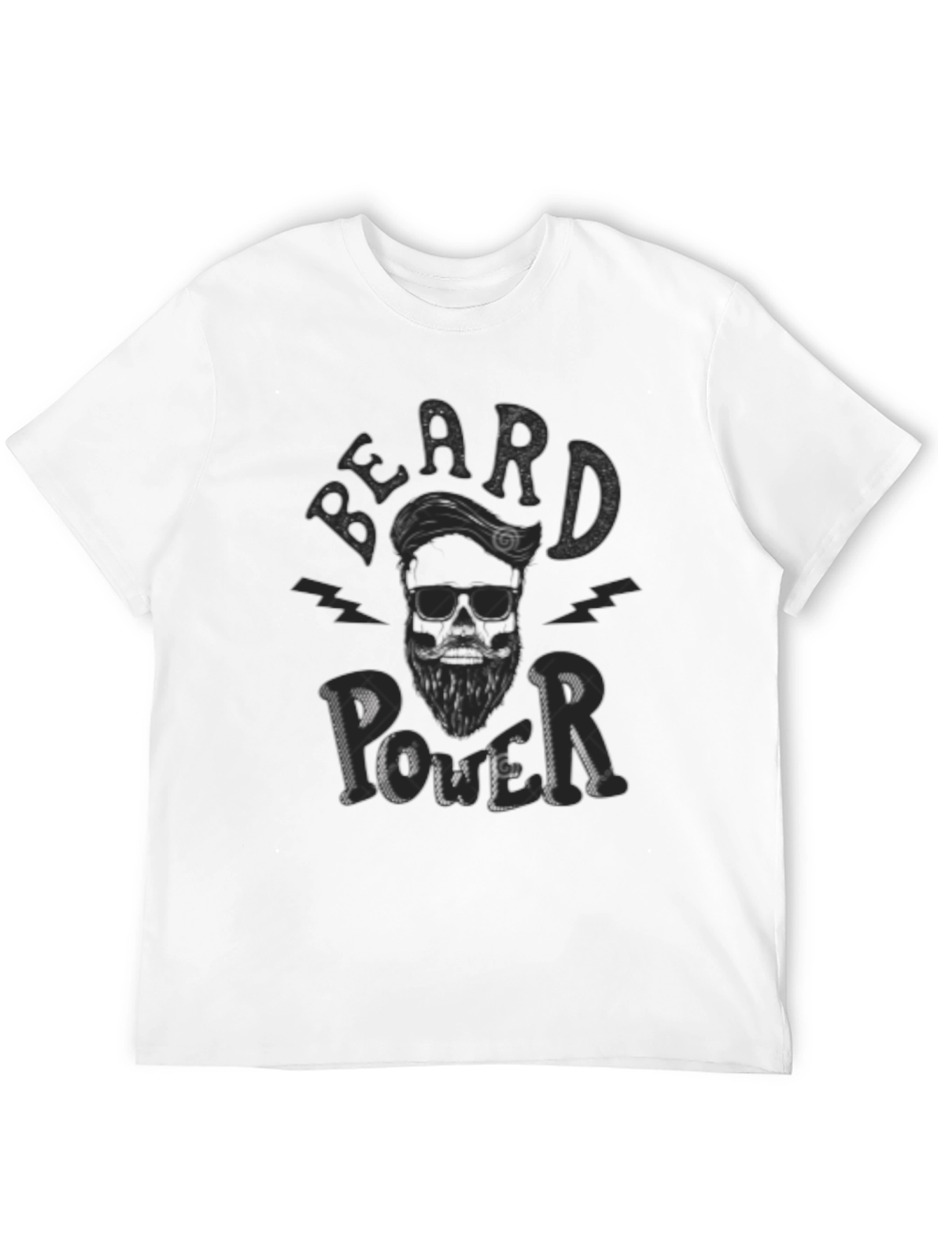 Beard Power Graphic T-Shirt - Trendy Style