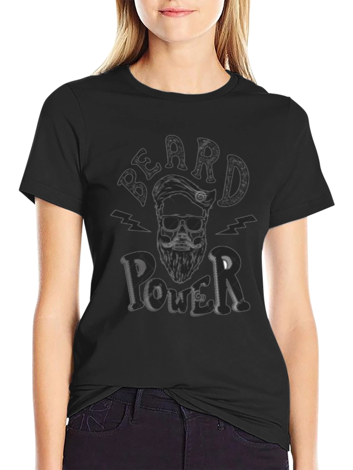 Beard Power Graphic T-Shirt - Trendy Style