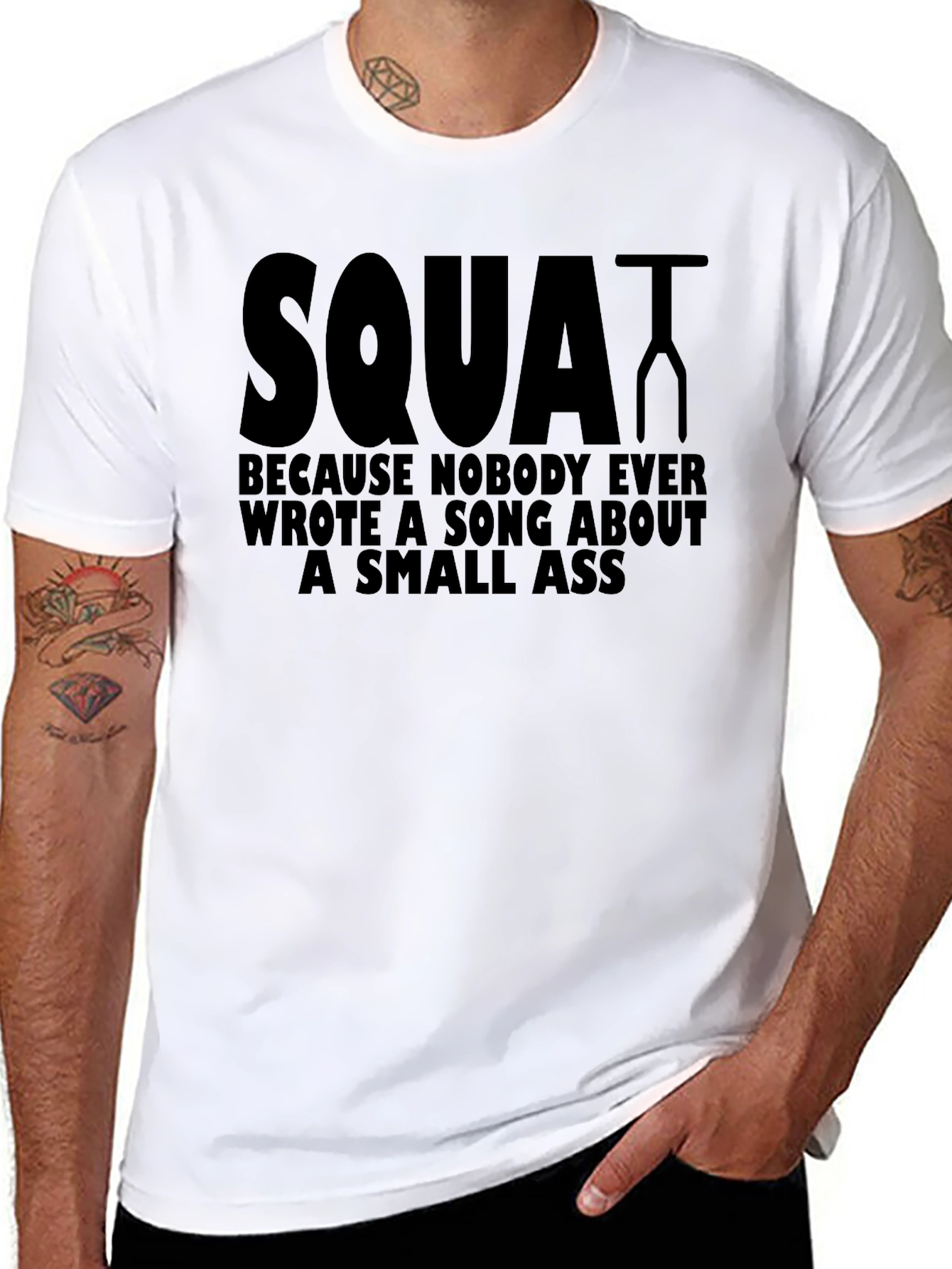 Squat T-Shirt - Funny Workout Tee