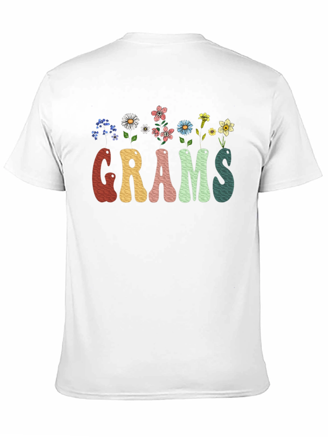 Floral Grams Graphic T-Shirt