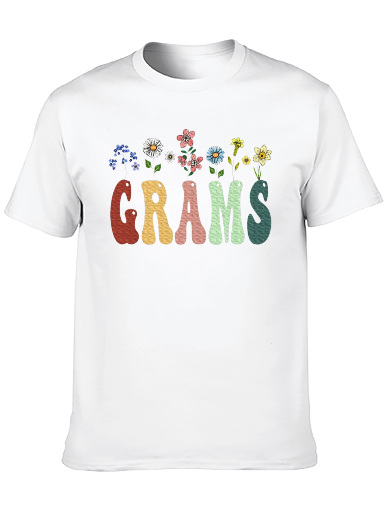 Floral Grams Graphic T-Shirt
