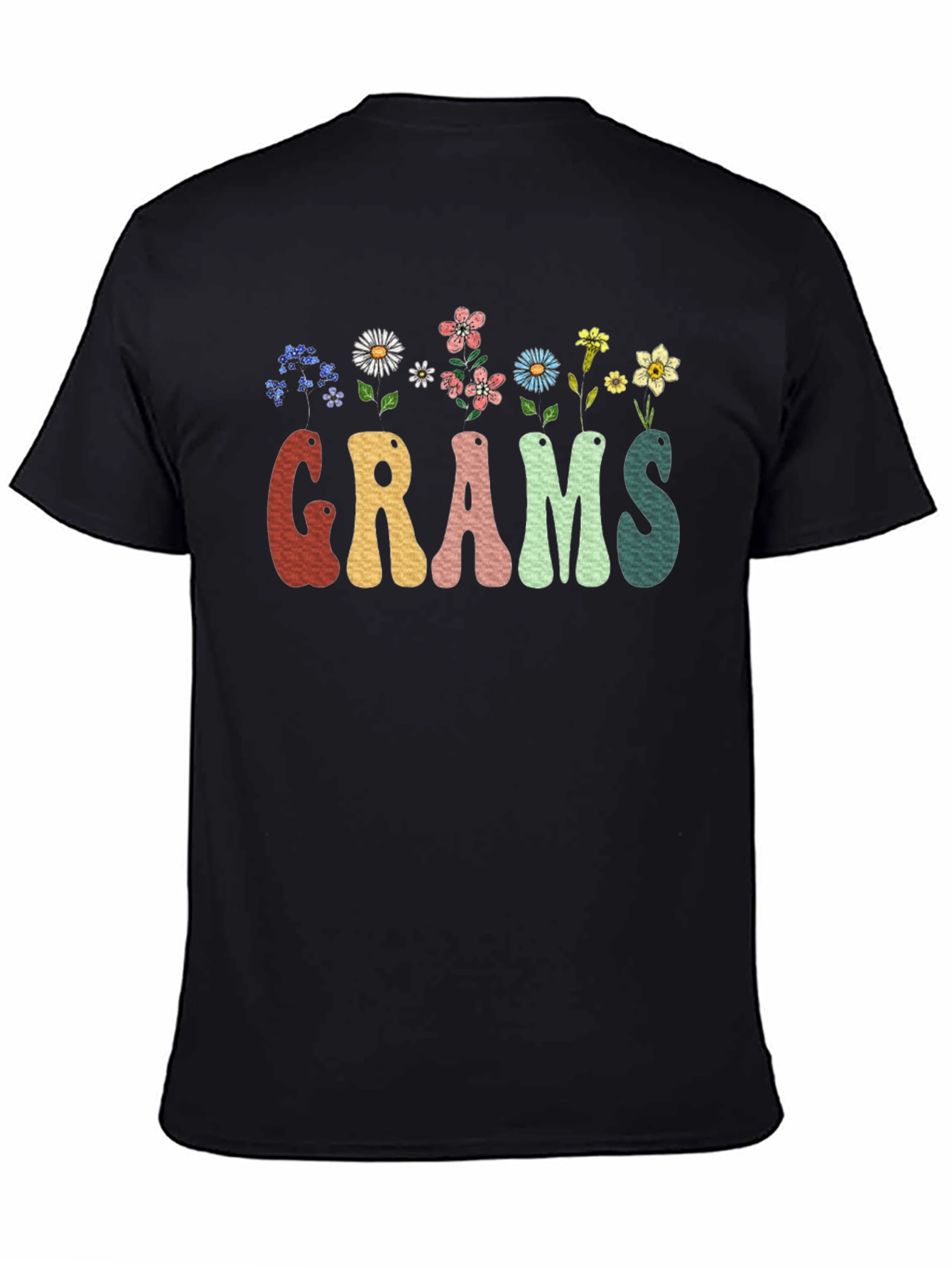 Floral Grams Graphic T-Shirt