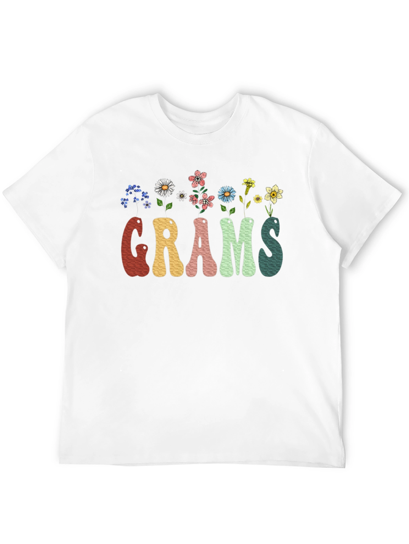 Floral Grams Graphic T-Shirt