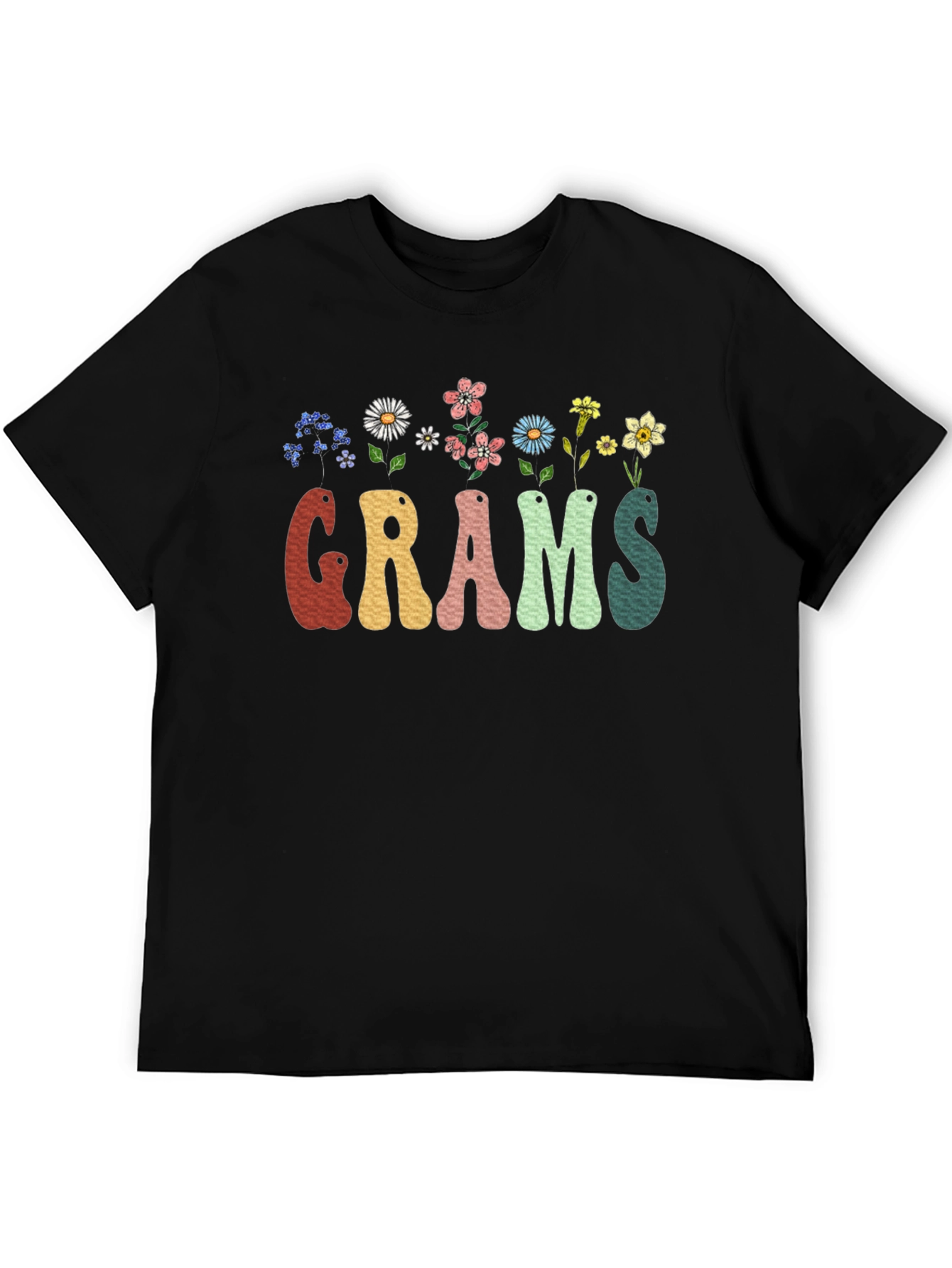 Floral Grams Graphic T-Shirt