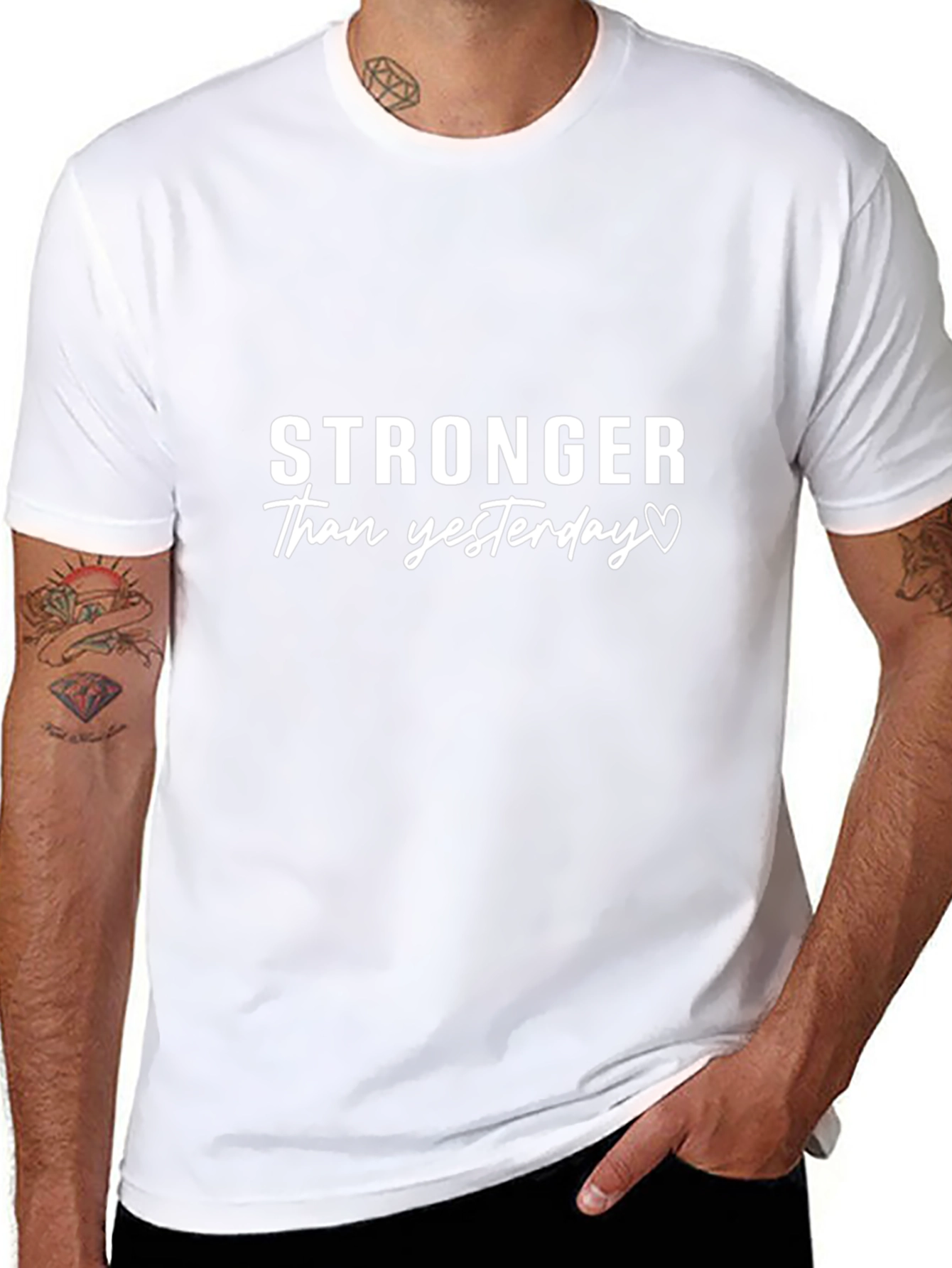 Stronger Than Yesterday Graphic T-Shirt