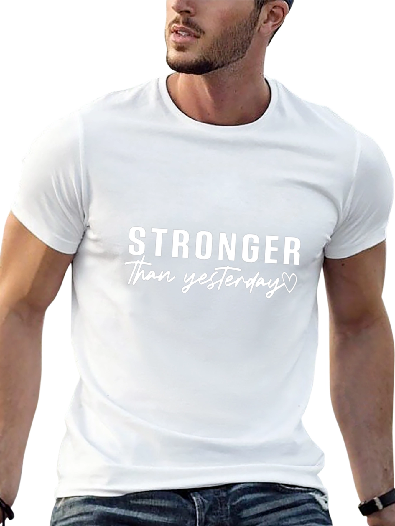 Stronger Than Yesterday Graphic T-Shirt