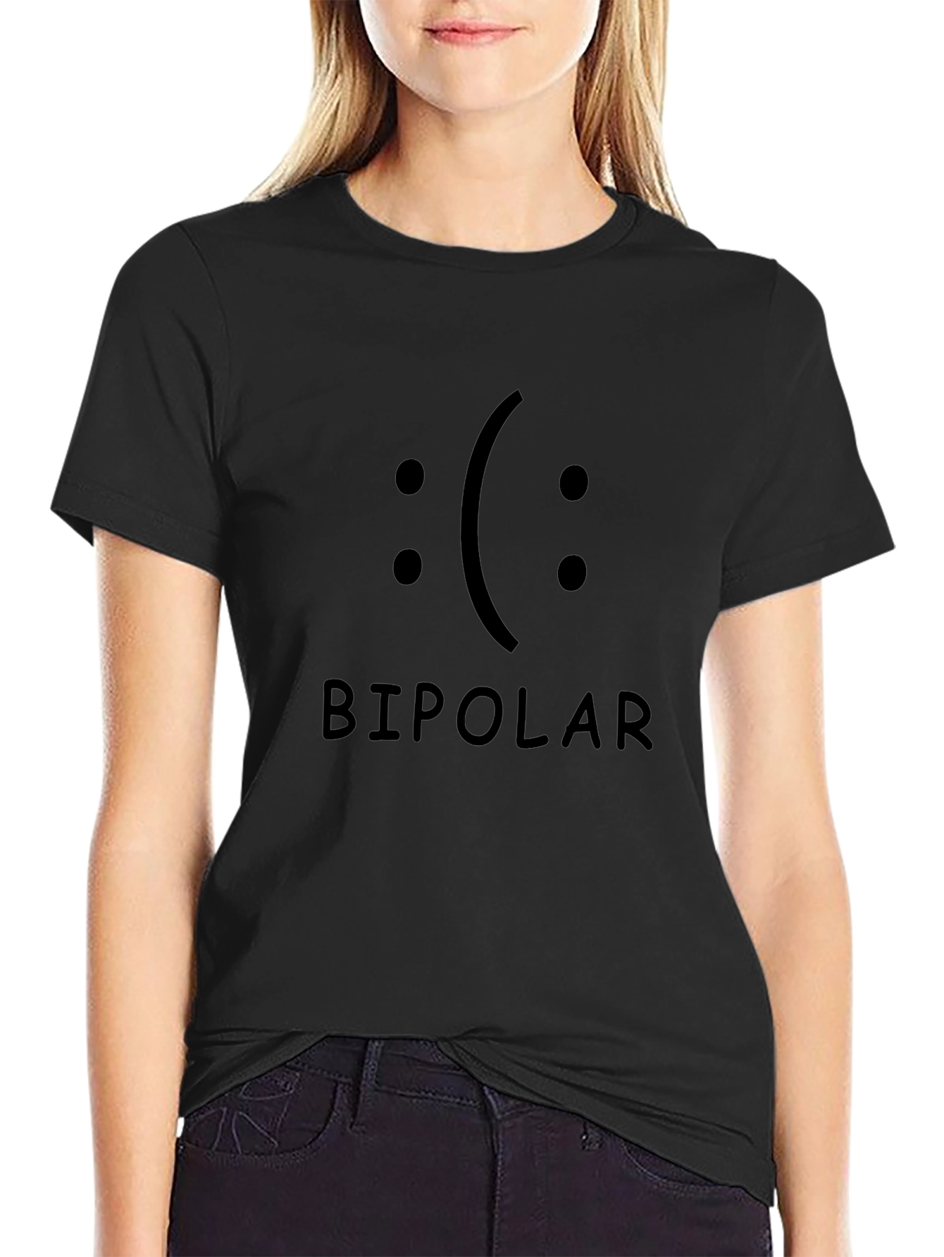 Bipolar Graphic Black T-Shirt