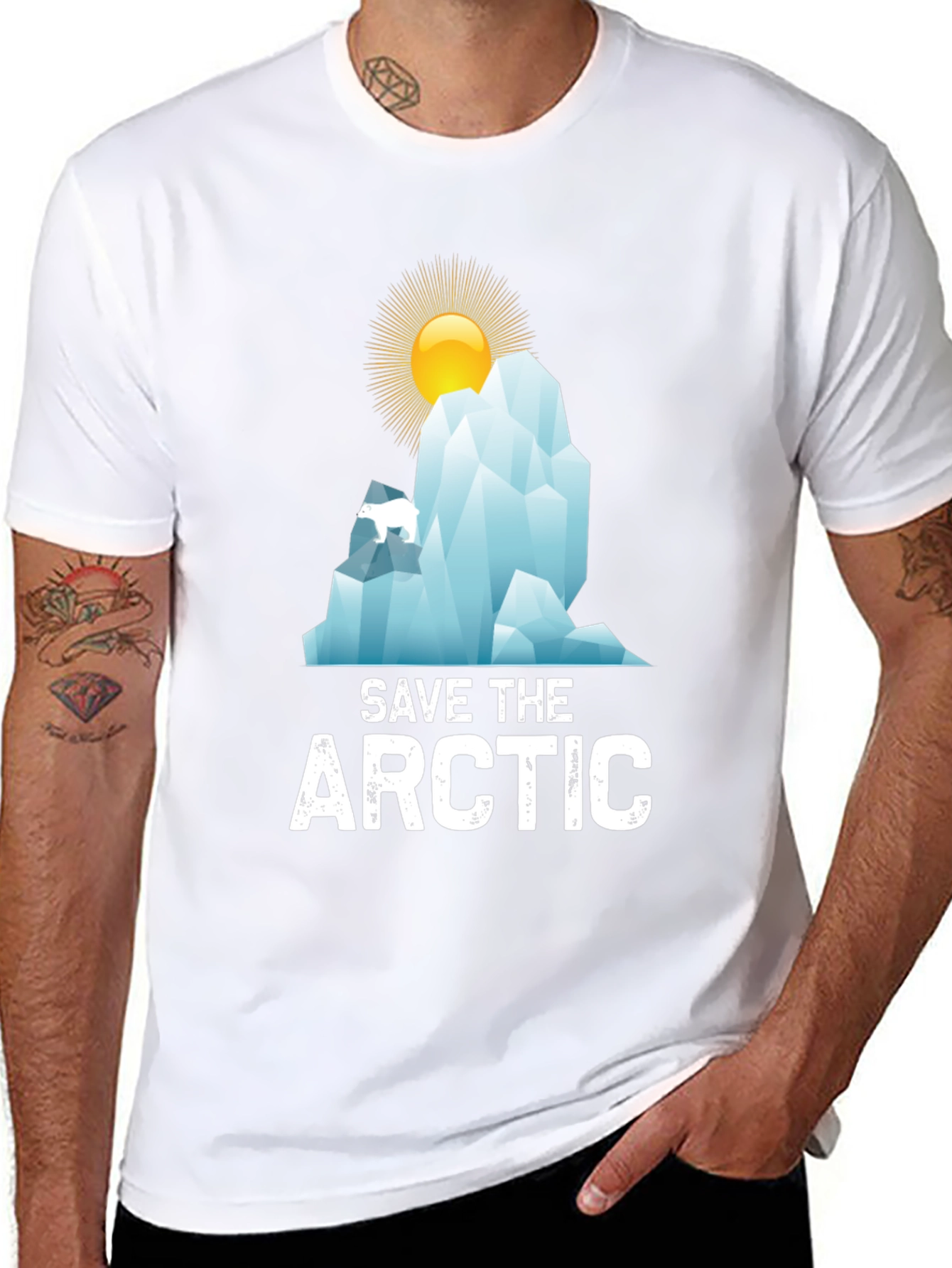Save the Arctic Graphic Tee - Global Warming Awareness