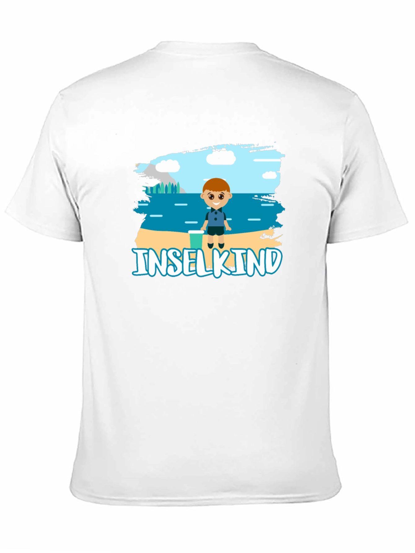 Inselkind Cartoon T-Shirt - Black