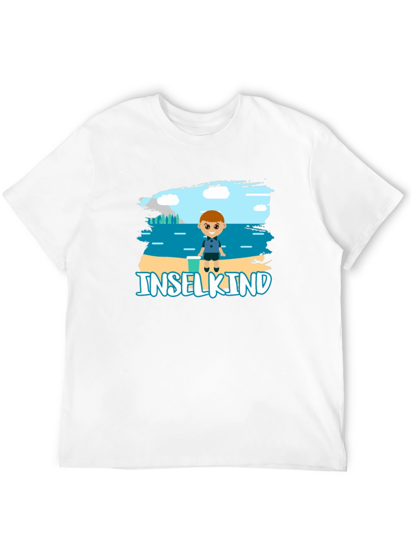 Inselkind Cartoon T-Shirt - Black