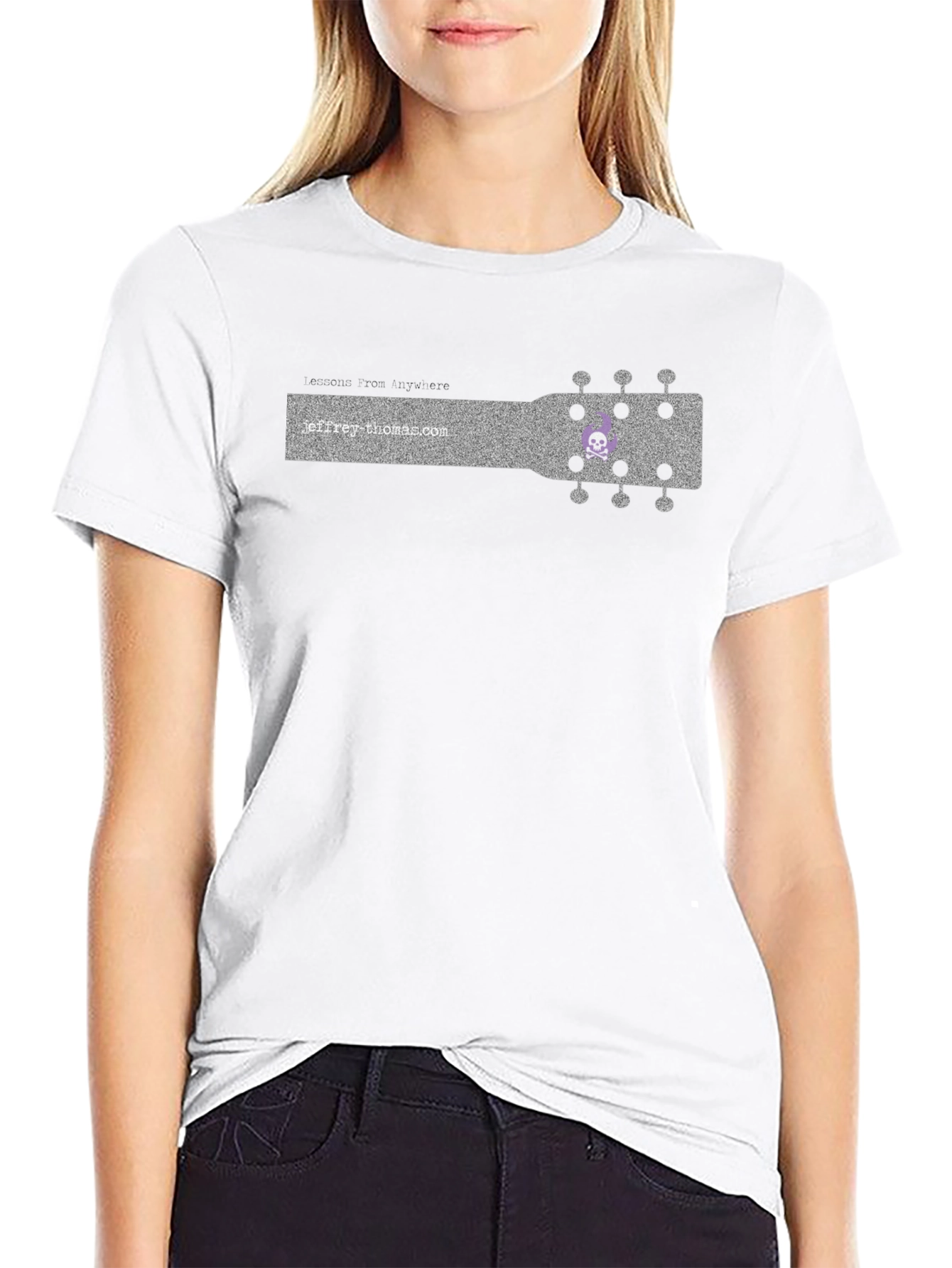 Skull Ukulele T-Shirt - Jeffrey Thomas