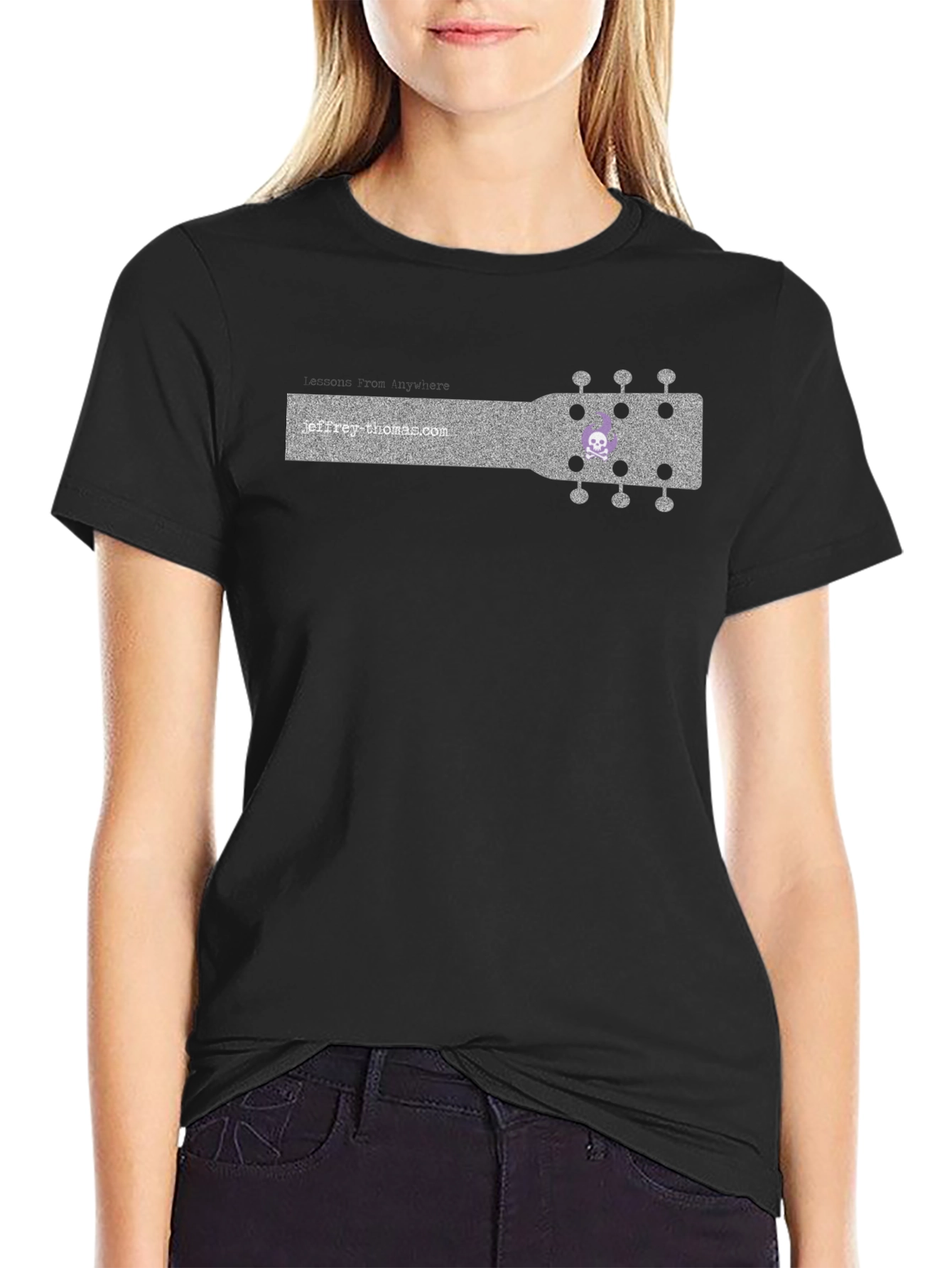 Skull Ukulele T-Shirt - Jeffrey Thomas