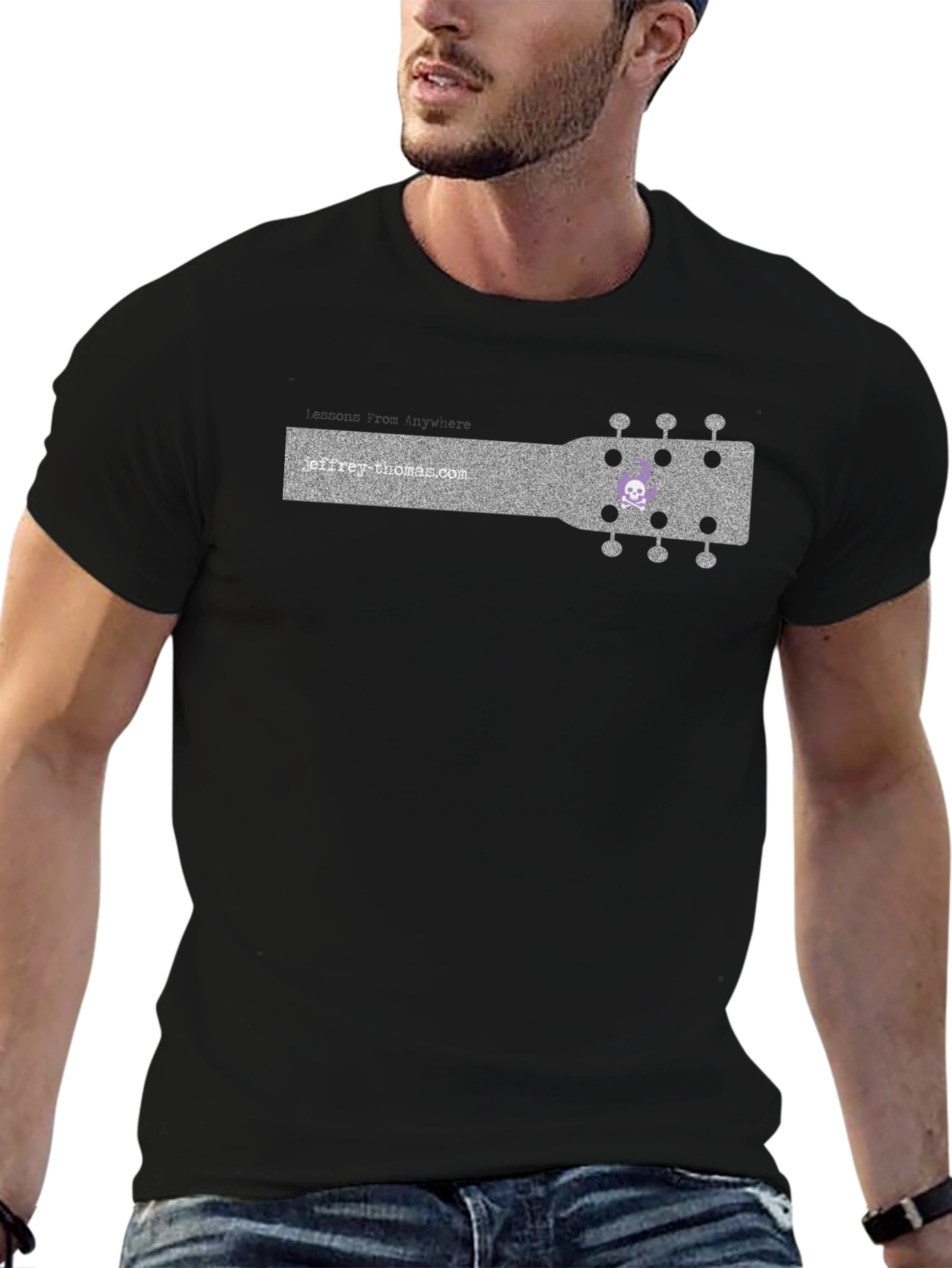 Skull Ukulele T-Shirt - Jeffrey Thomas