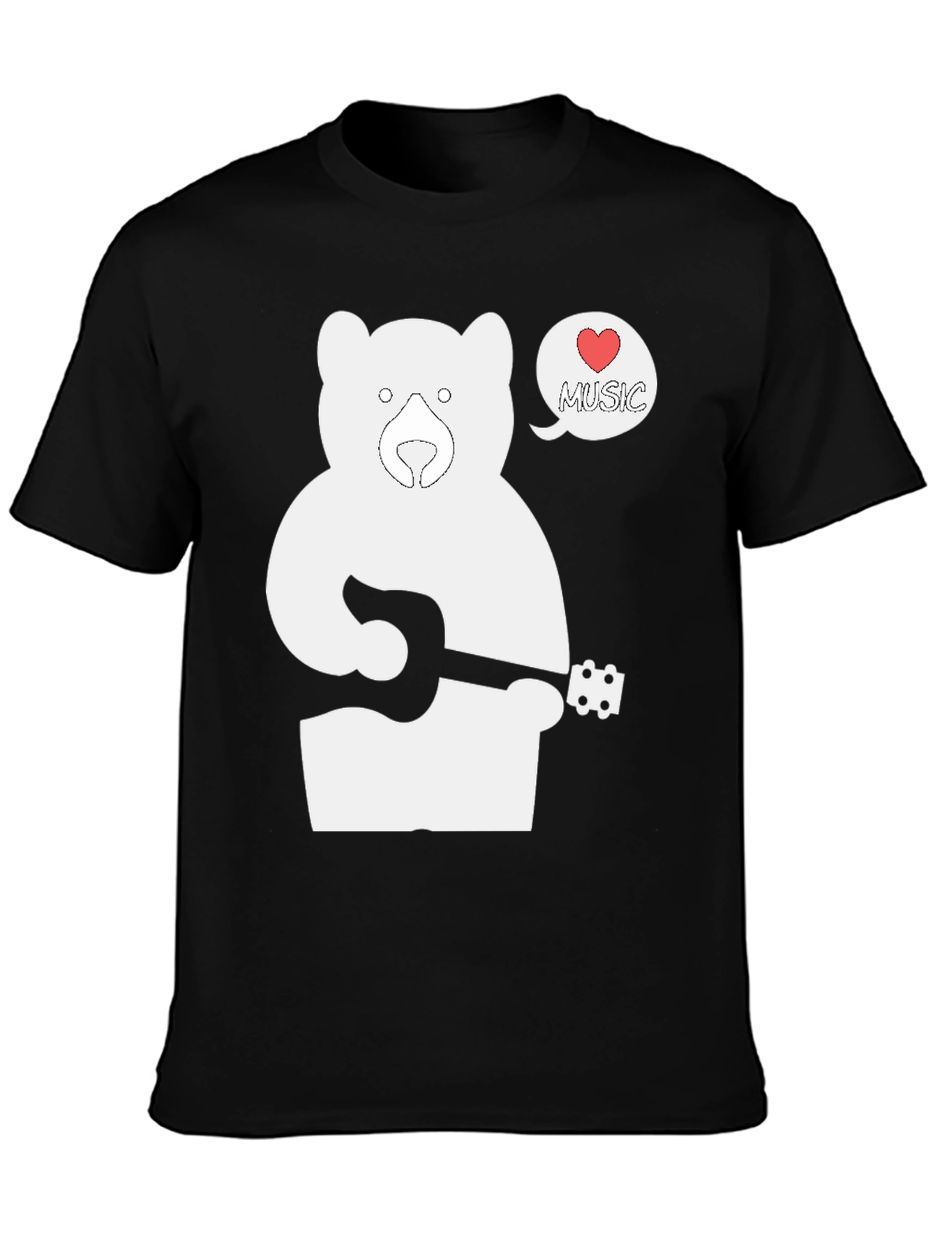 Bear Loves Music T-Shirt