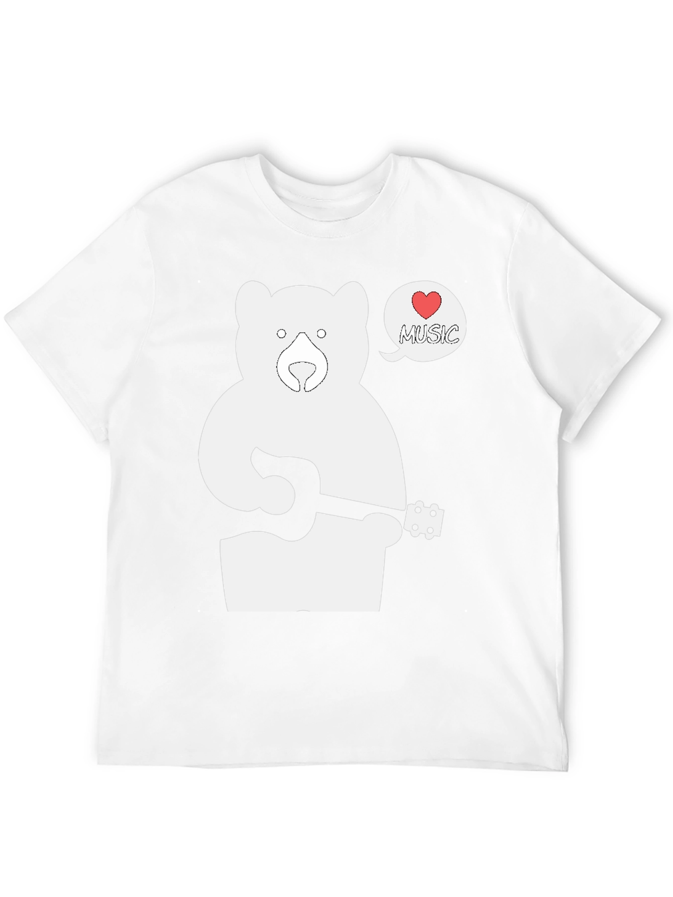 Bear Loves Music T-Shirt