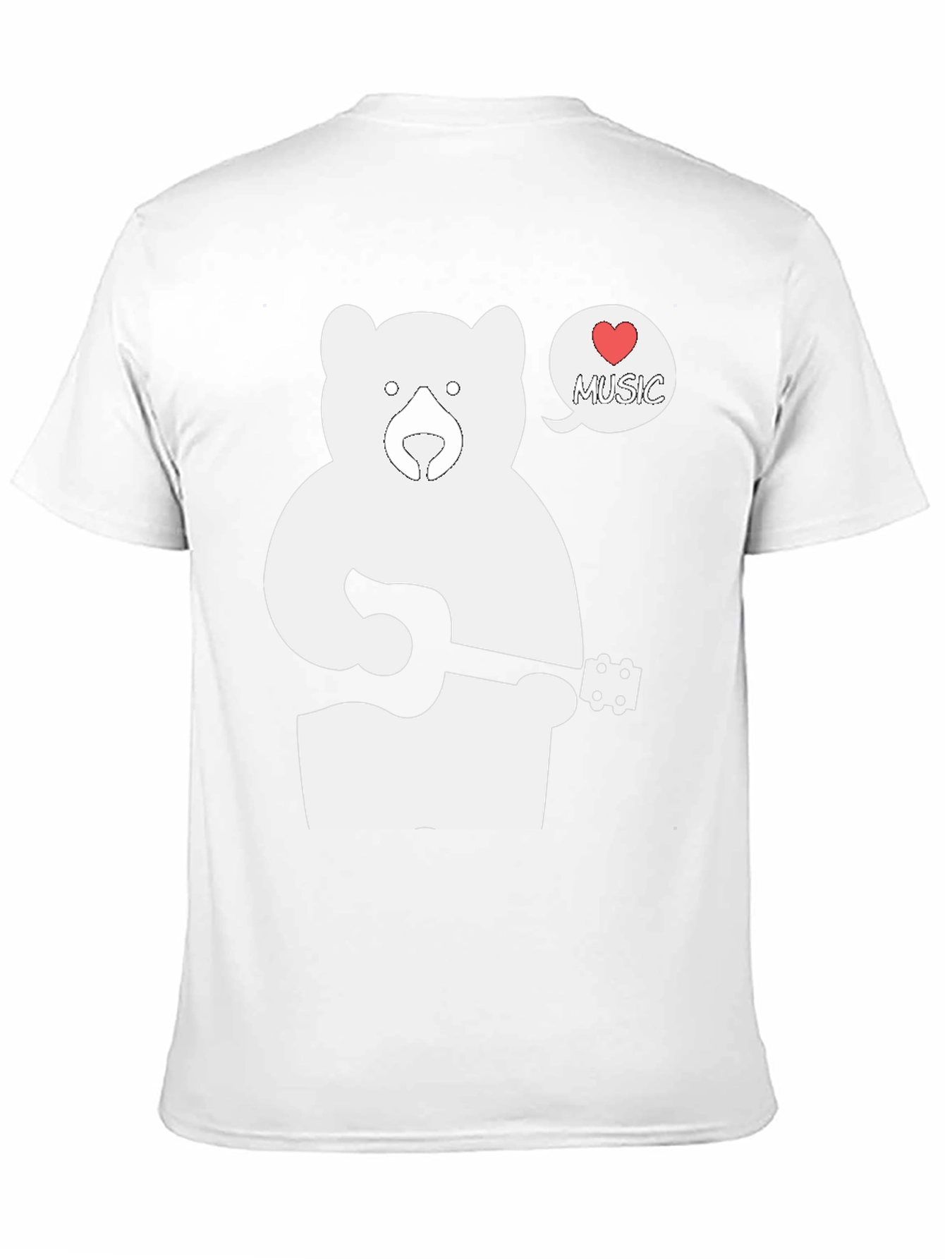 Bear Loves Music T-Shirt