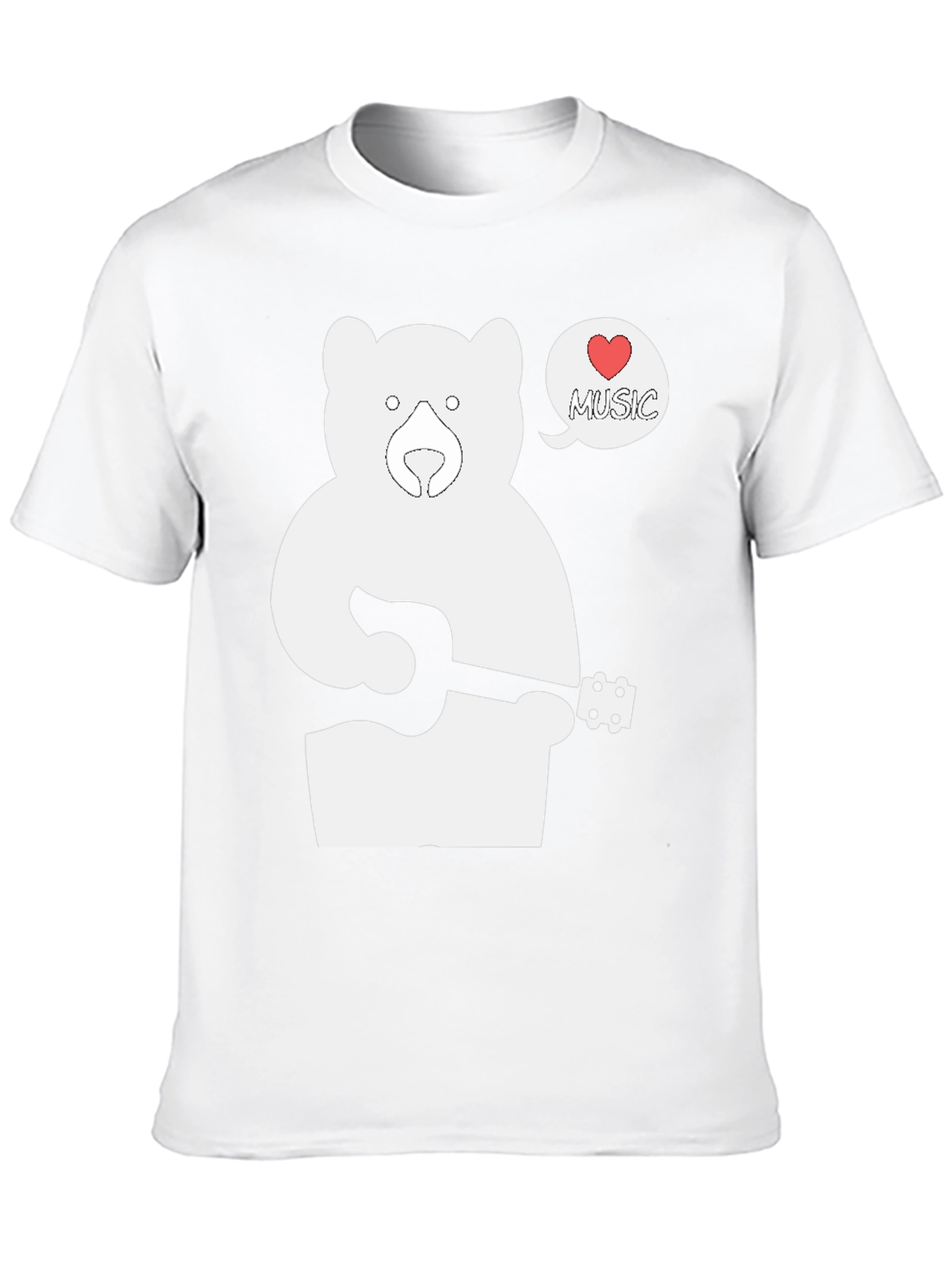 Bear Loves Music T-Shirt