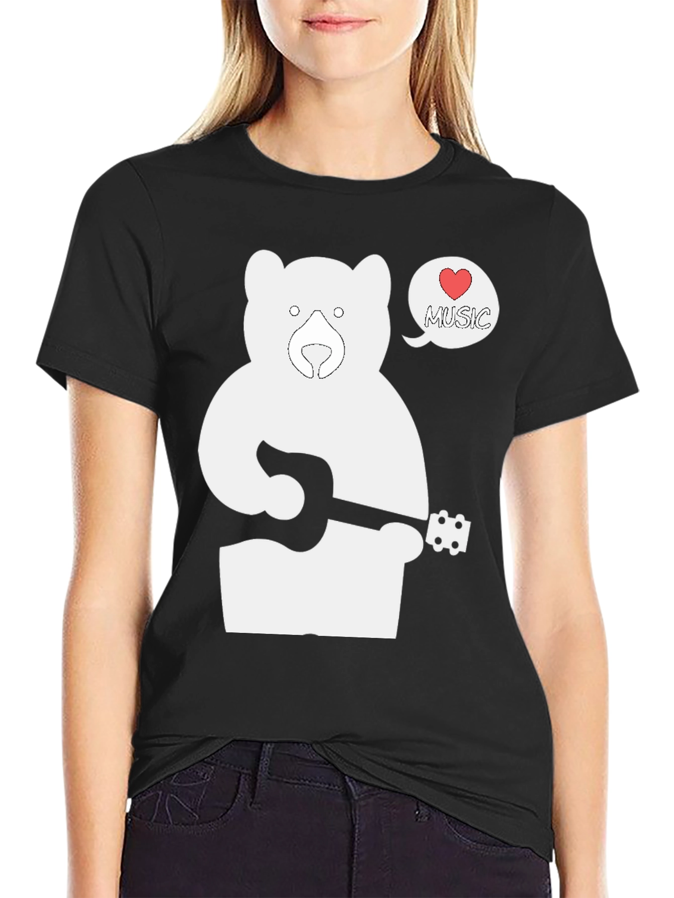 Bear Loves Music T-Shirt
